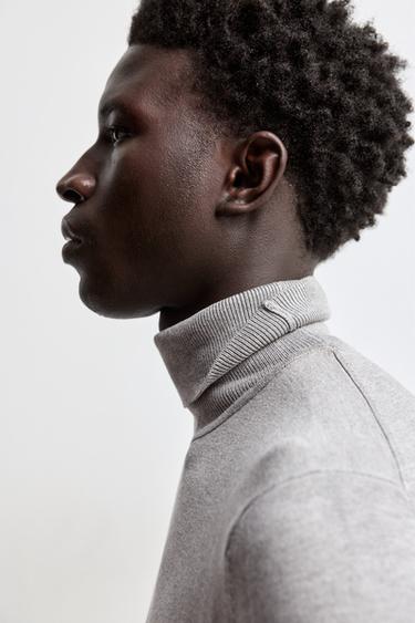 Turtleneck sweater — GREY MARL 3