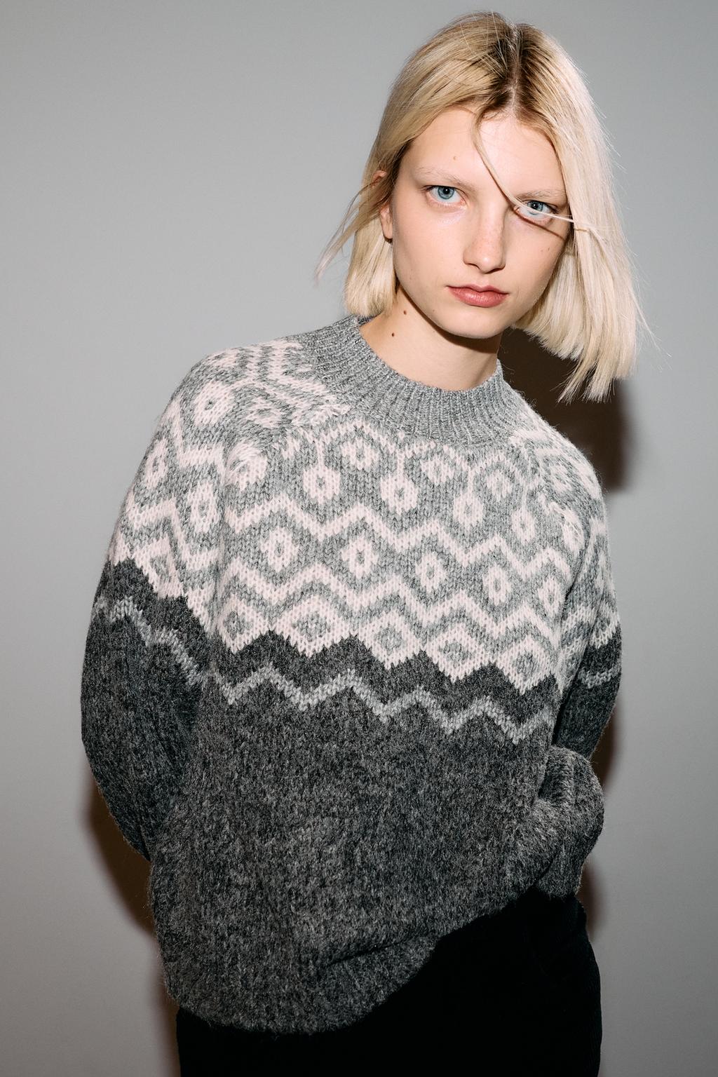 Jersey punto jacquard