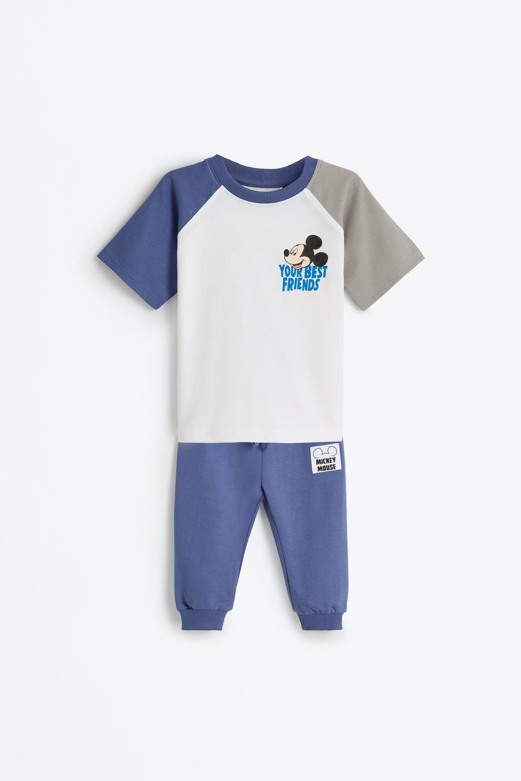 Completo Mickey Mouse ©Disney maglietta e pantaloni