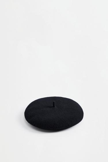 100% wool beret — BLACK 3
