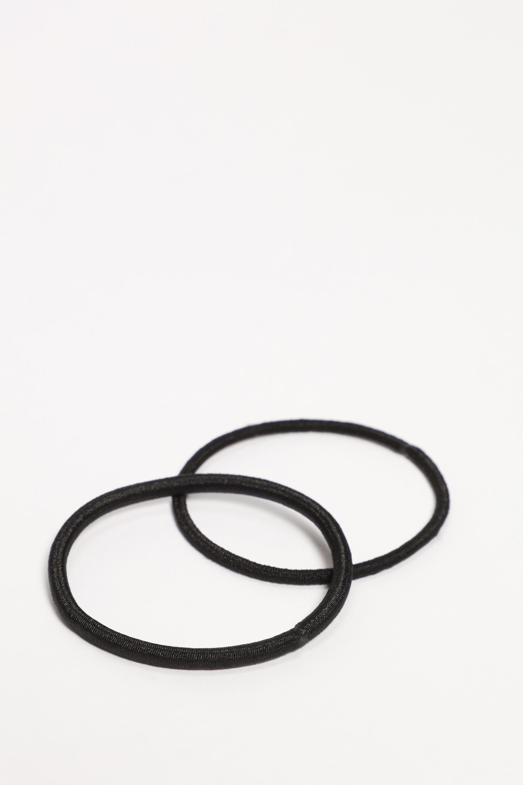 Pack of 60 elastic bands — BLACK