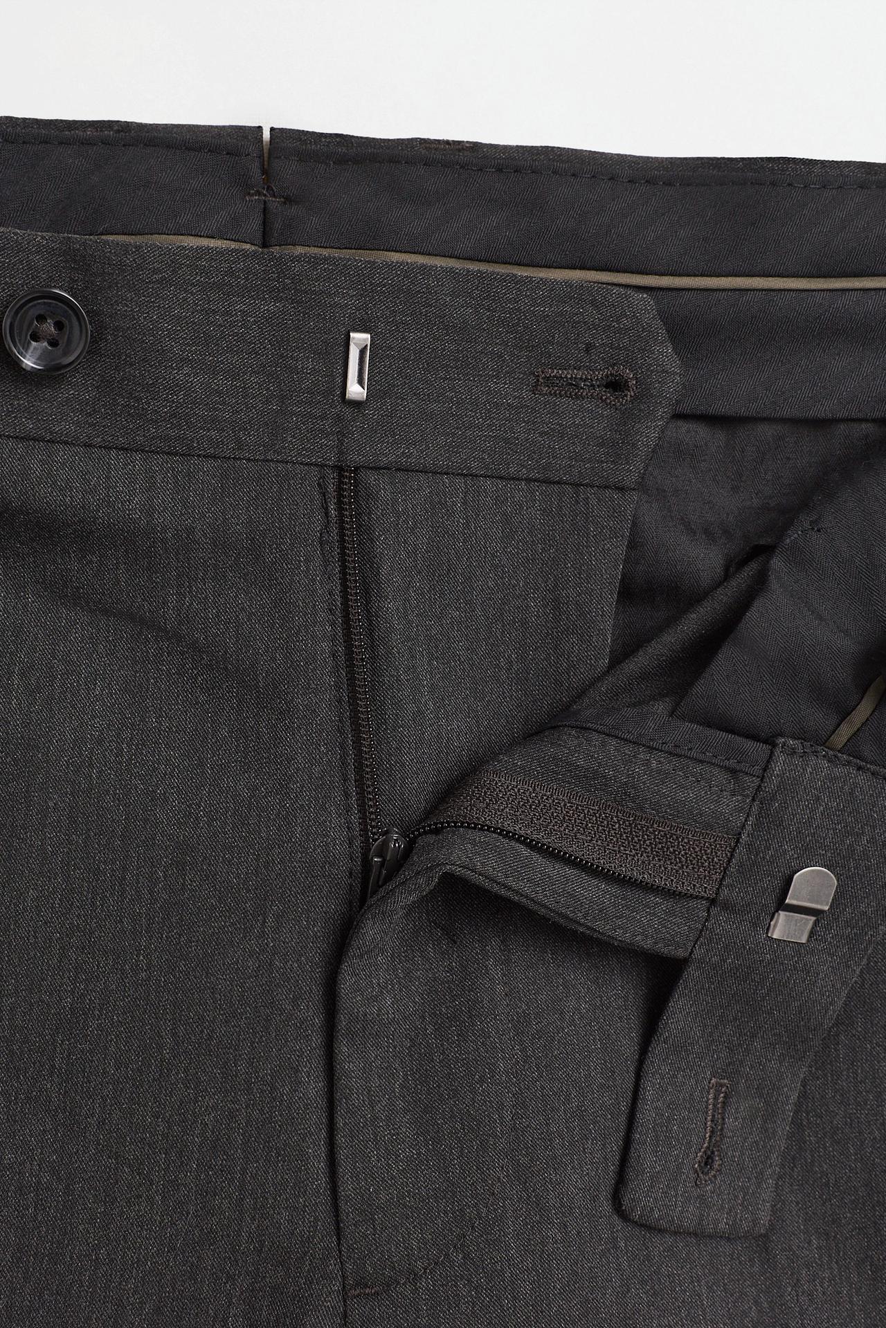Slim fit suit trousers — CHARCOAL