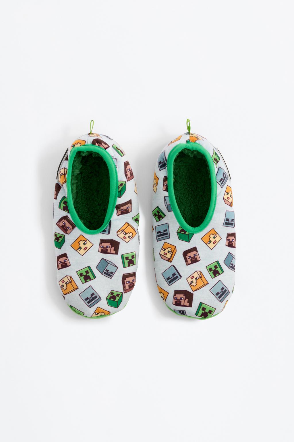 Minecraft house slippers