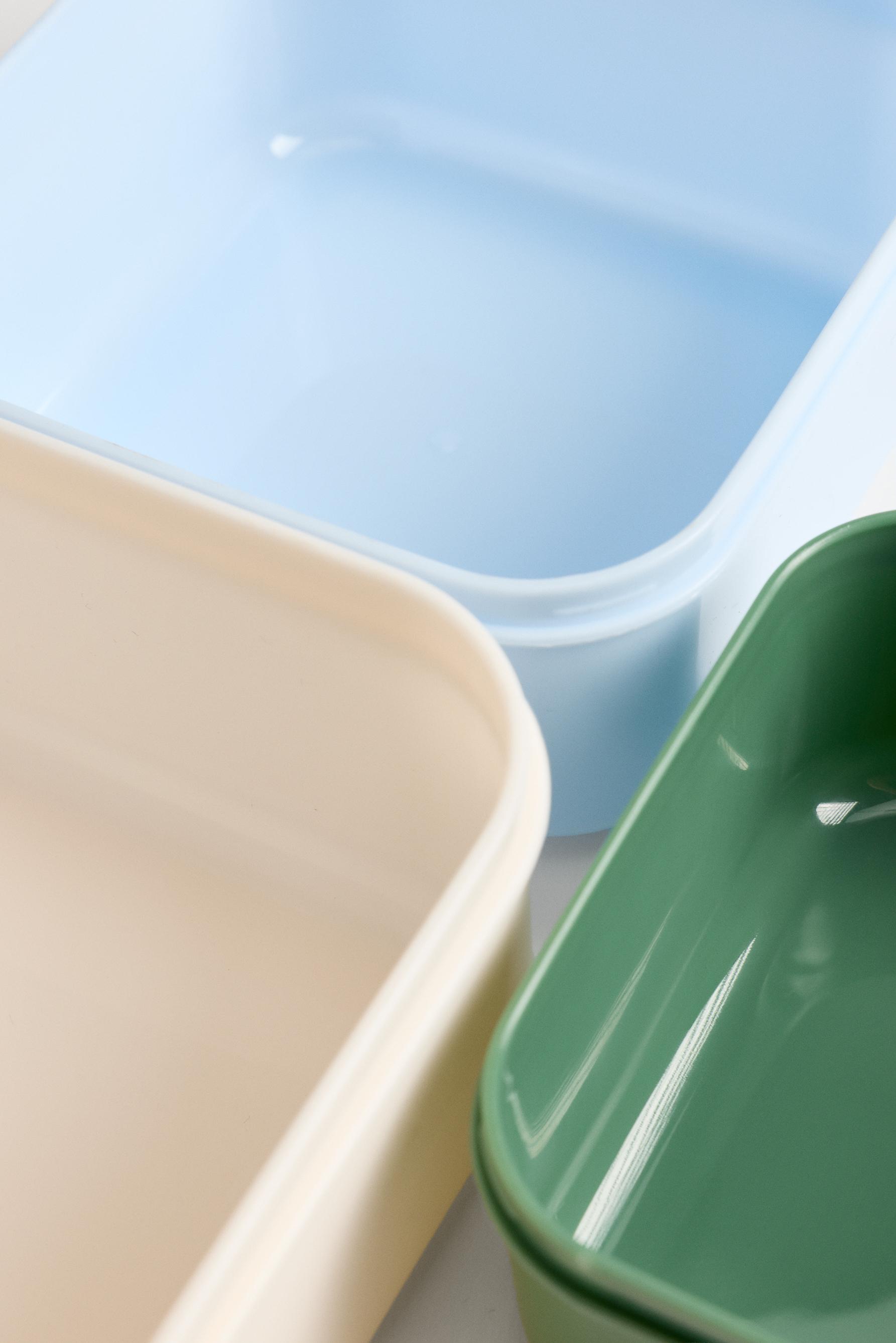 Tiny adventures lunch box 3-pack — ECRU/BLUE