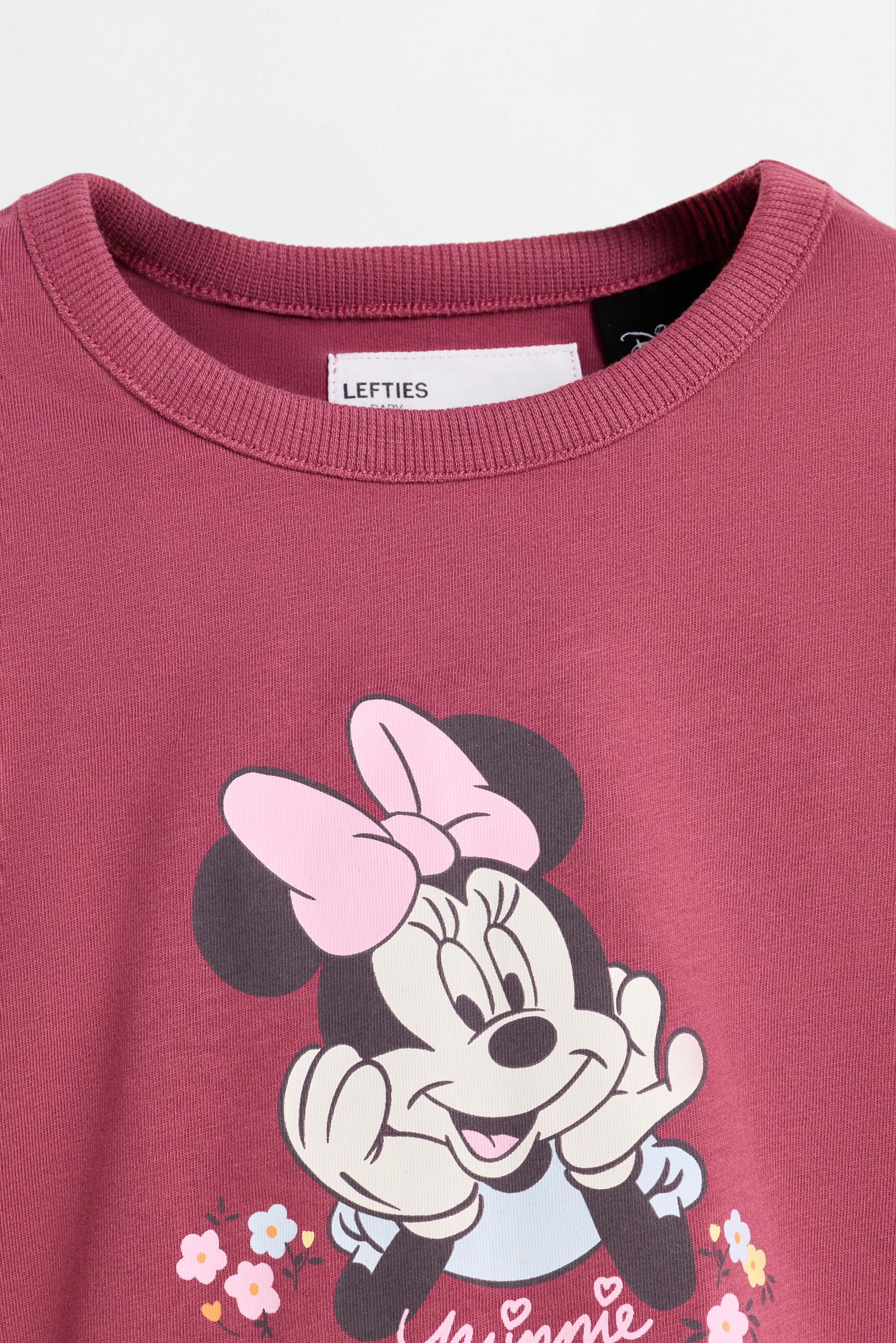 Minnie Mouse ©Disney T-shirt and dungarees co-ord — ECRU