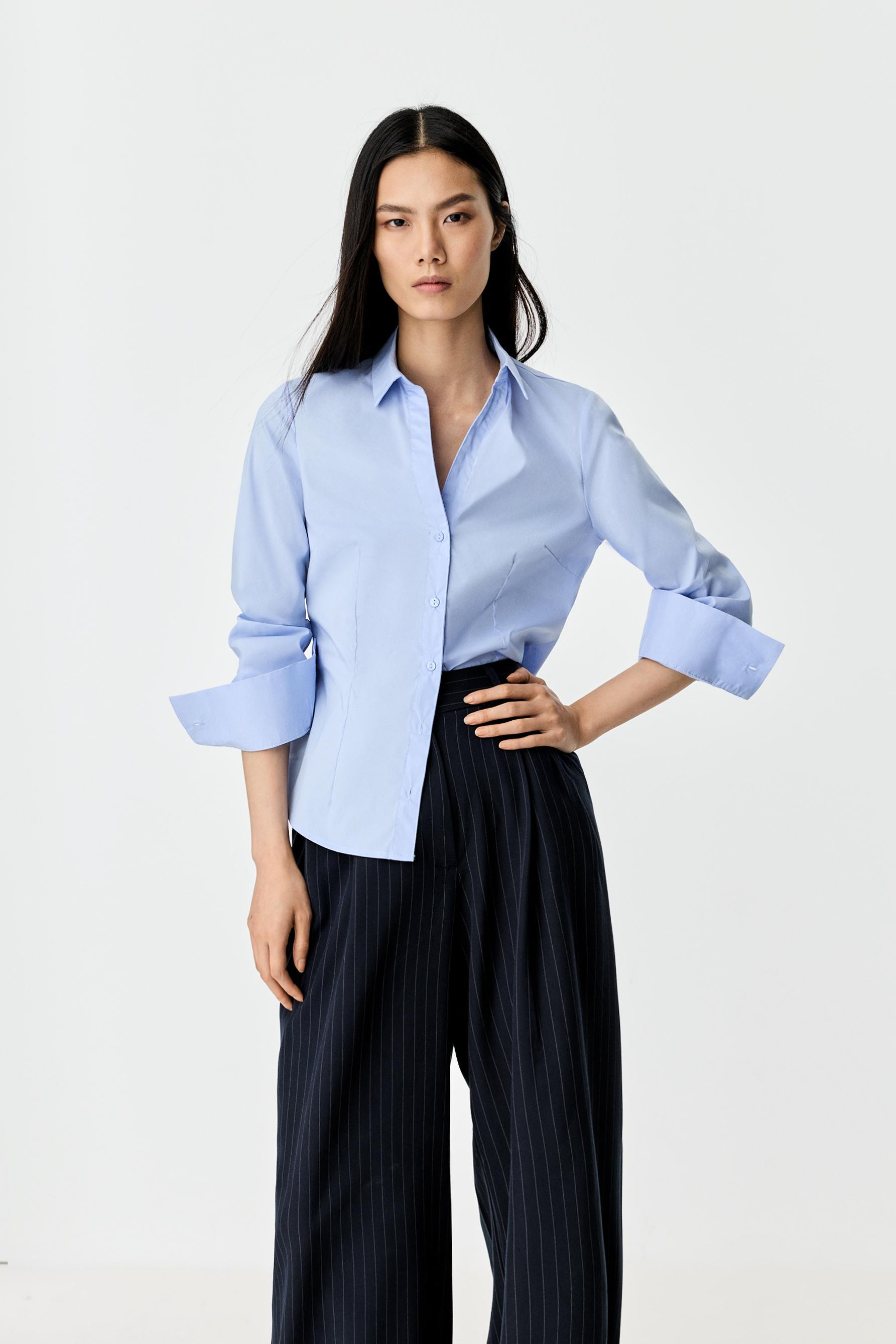 Camisa cuello panadero