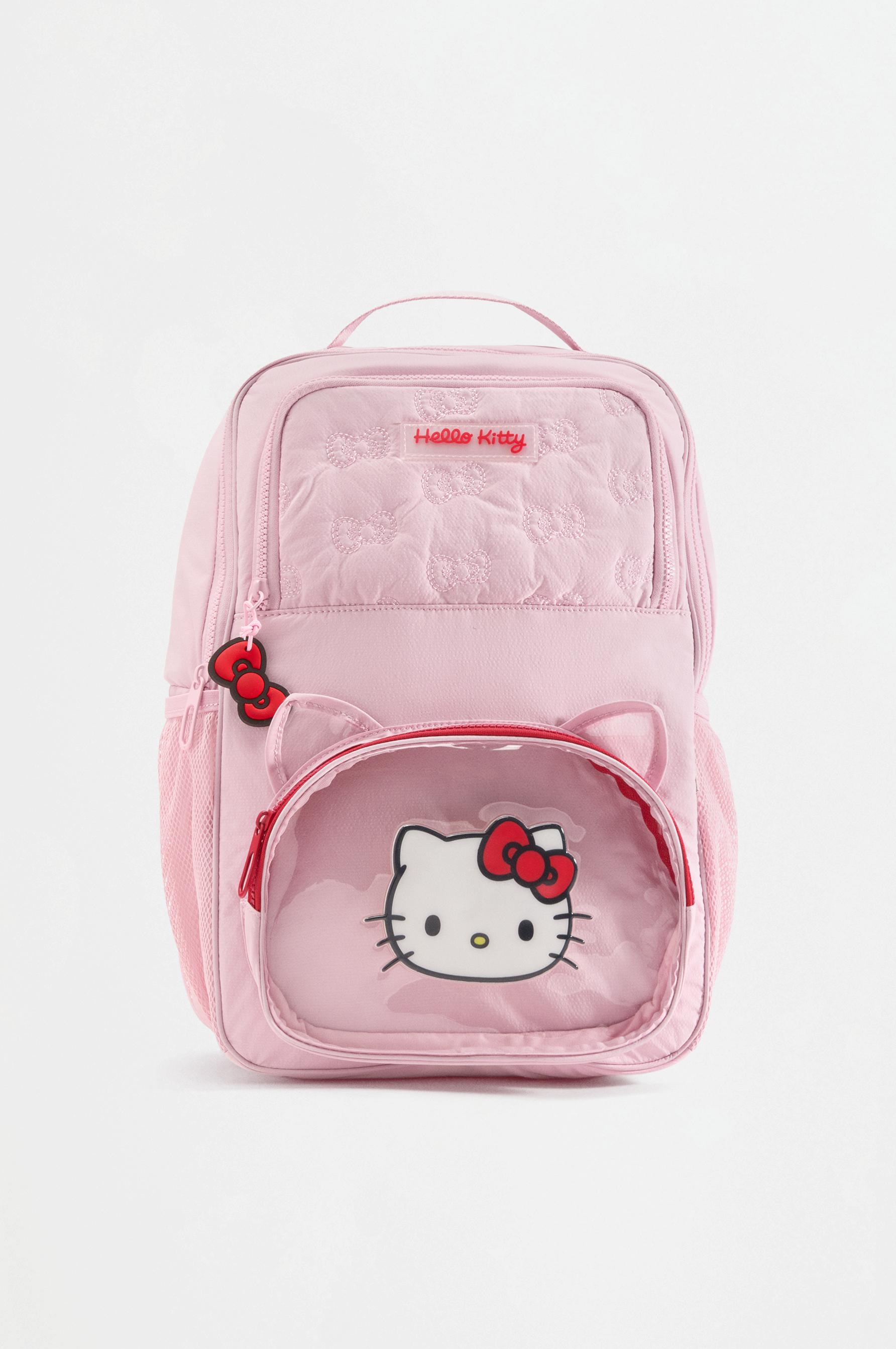 SANRIO vinyl detail backpack — PINK