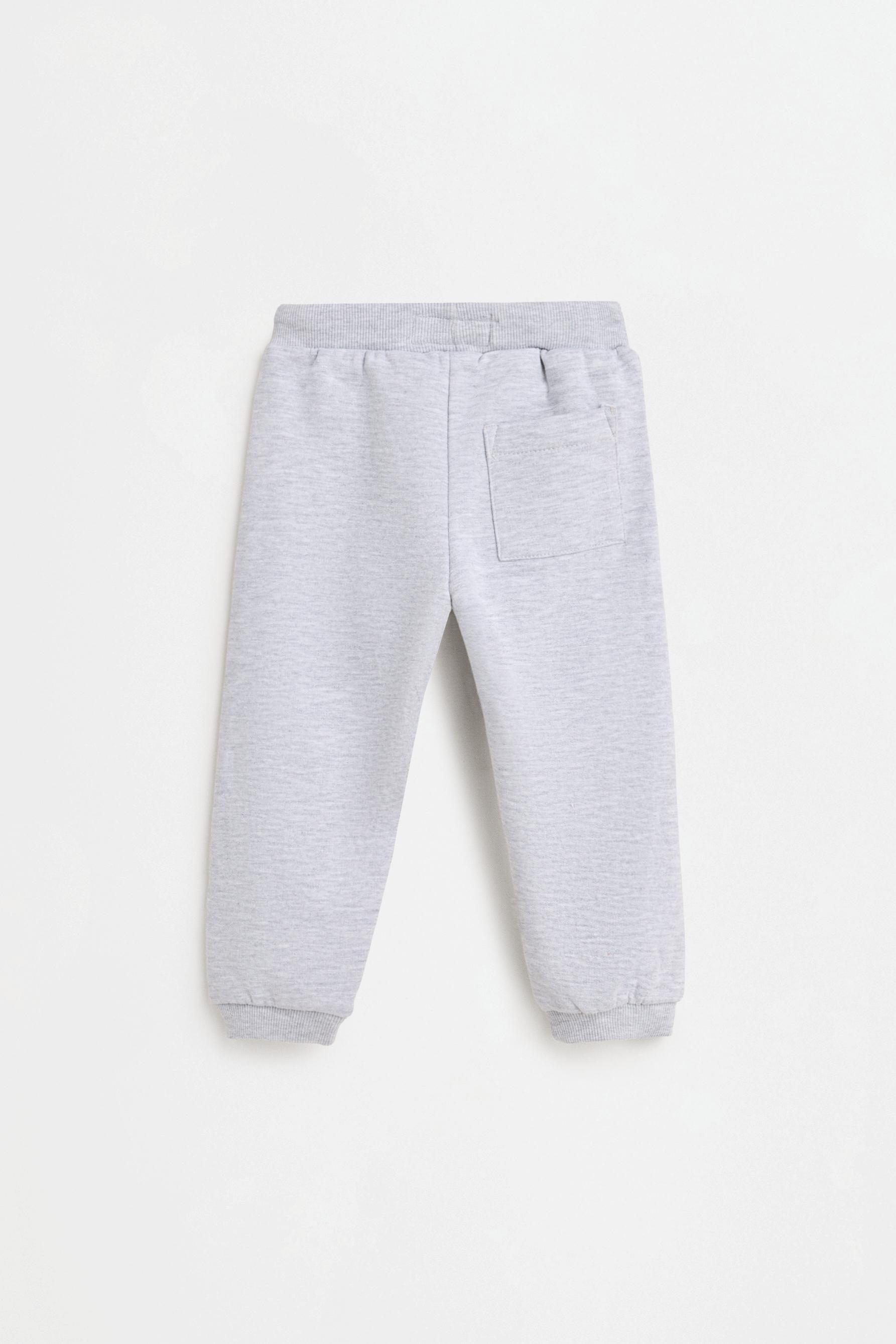 Pack of 2 plush trousers — GREY MARL