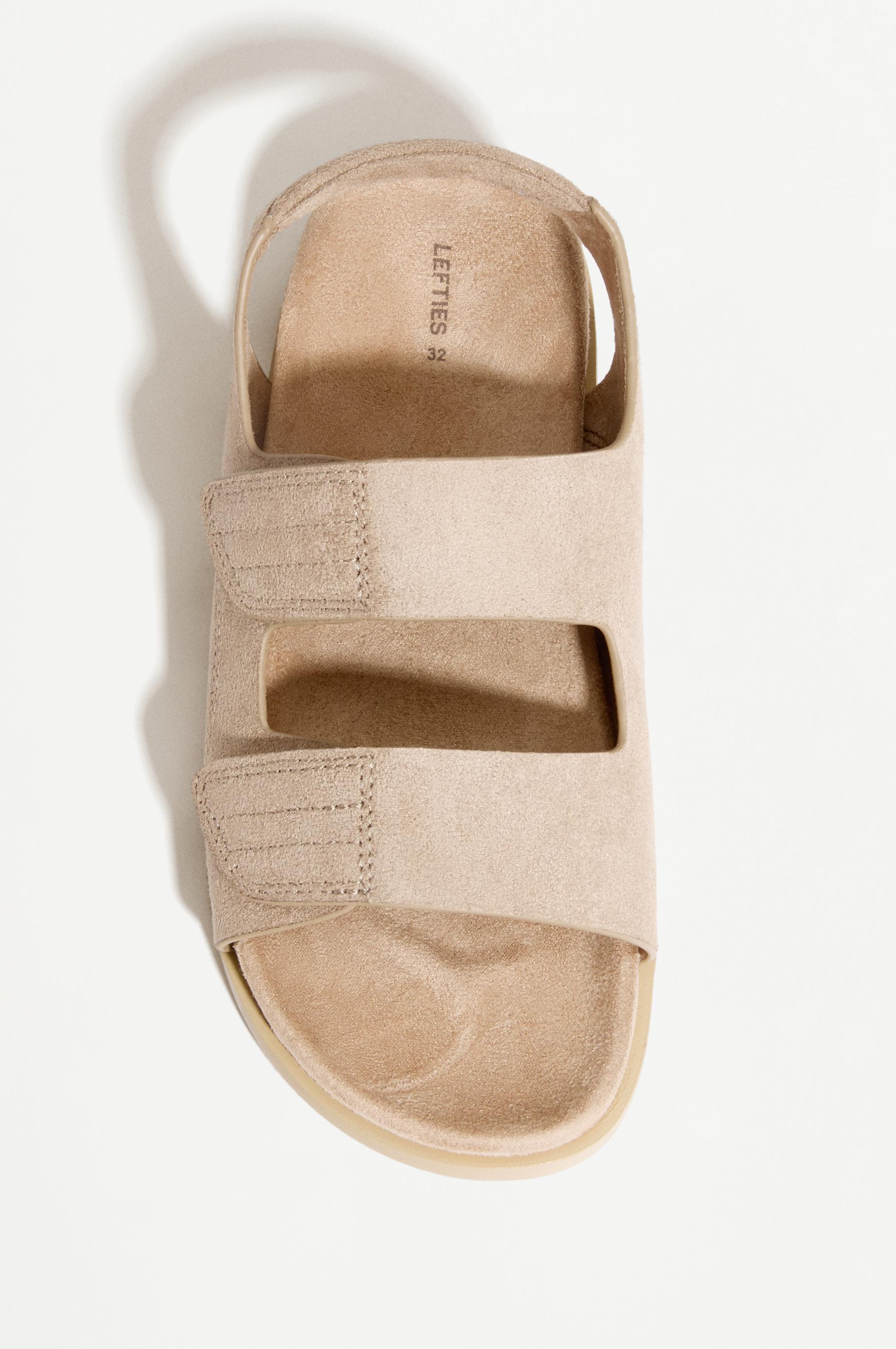 COMFORT SANDALS — BEIGE