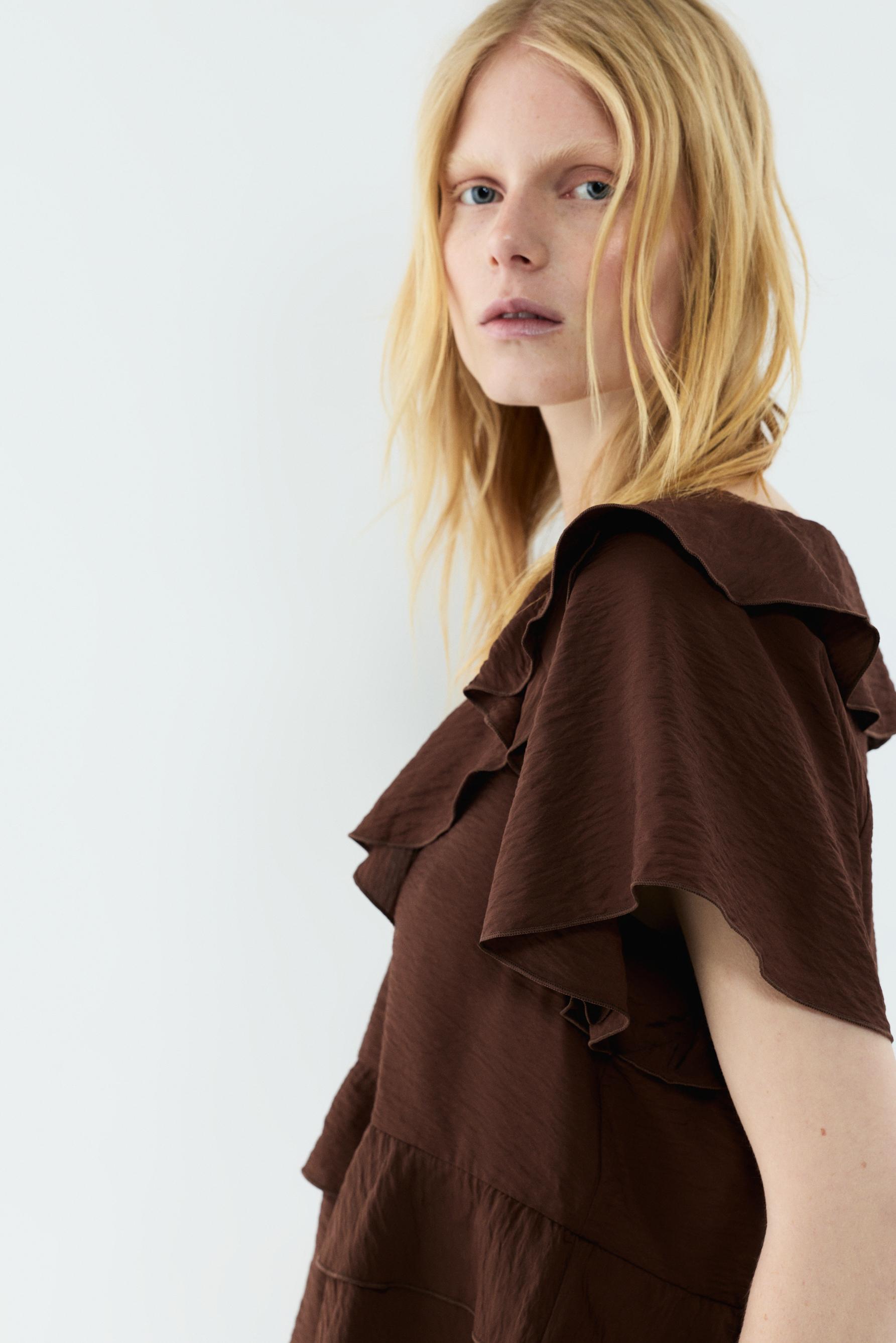 Ruffled Blouse — OCHRE