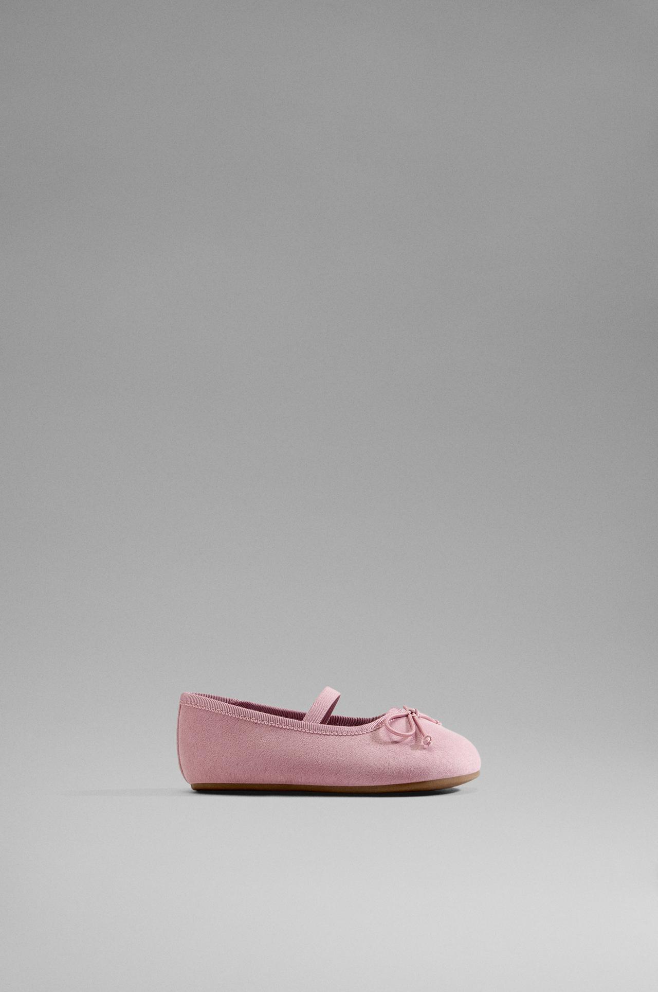 Barefoot Bow Ballerina Flats — PALE PINK