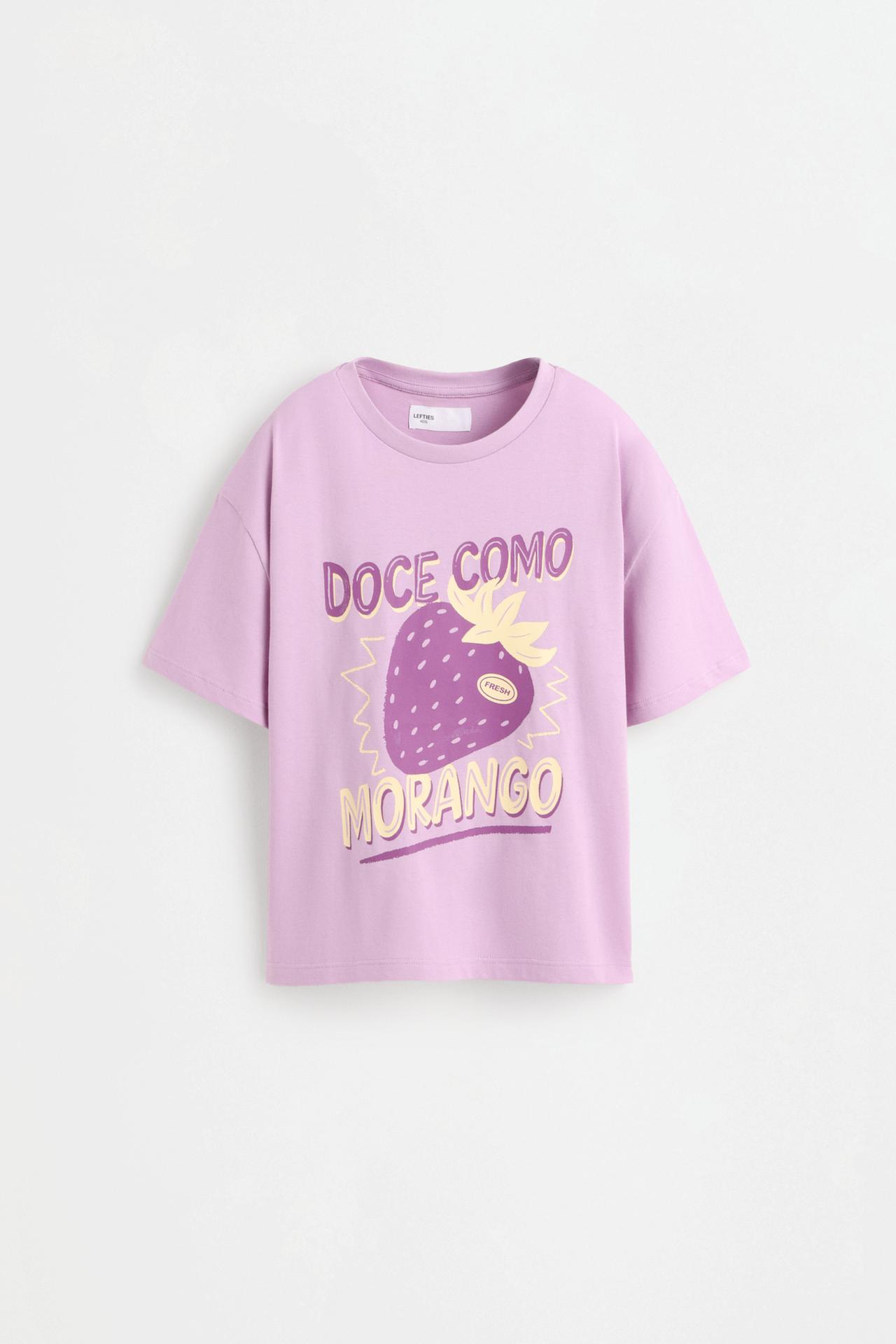 Printed T-shirt — MAUVE PINK