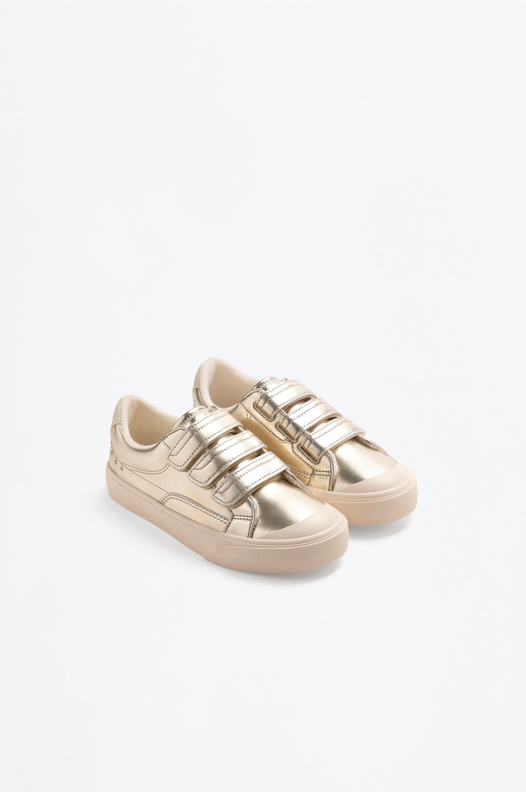 Gold metallic slipper — GOLD