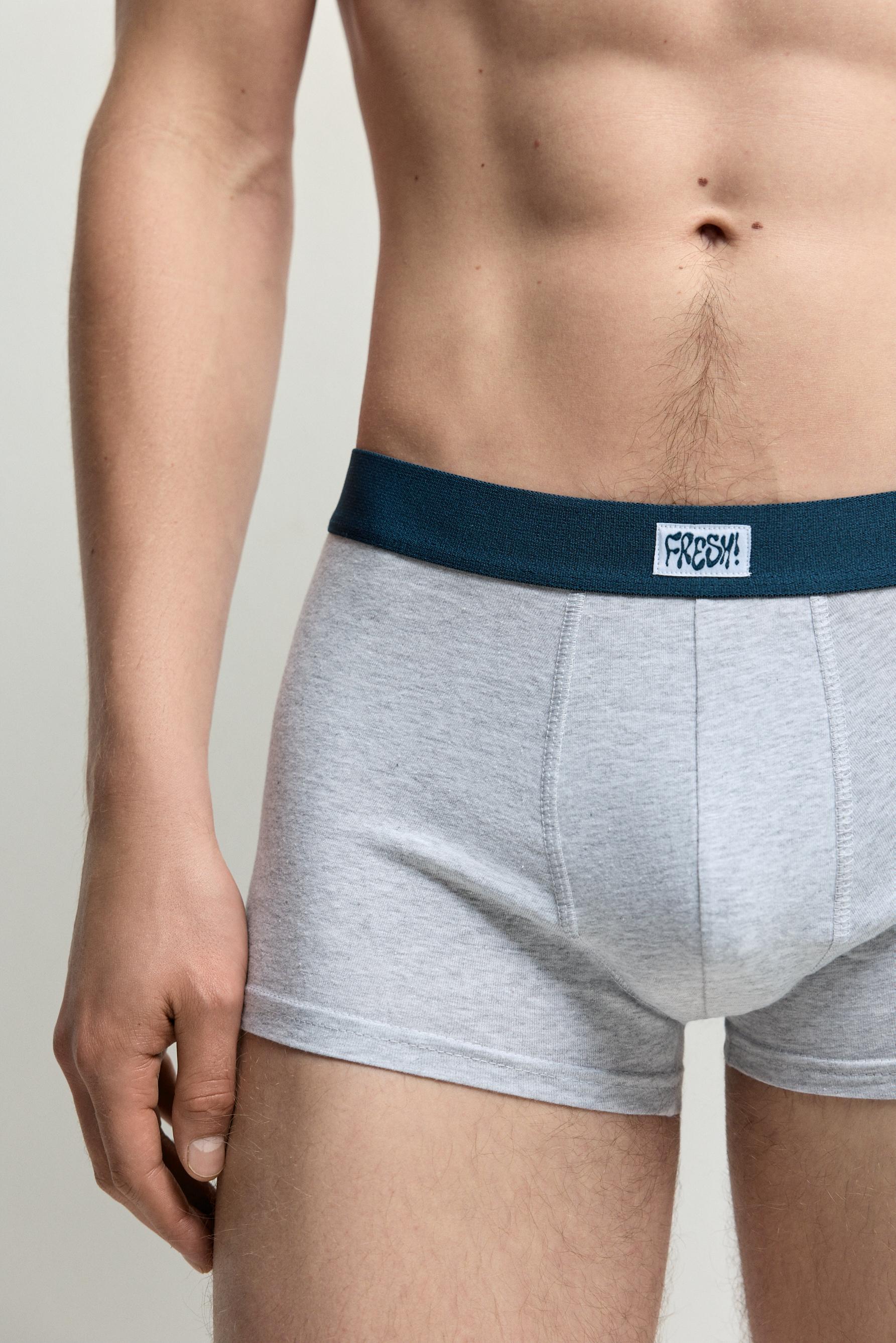 Assorted Boxers (5-Pack) — NAVY/WHITE