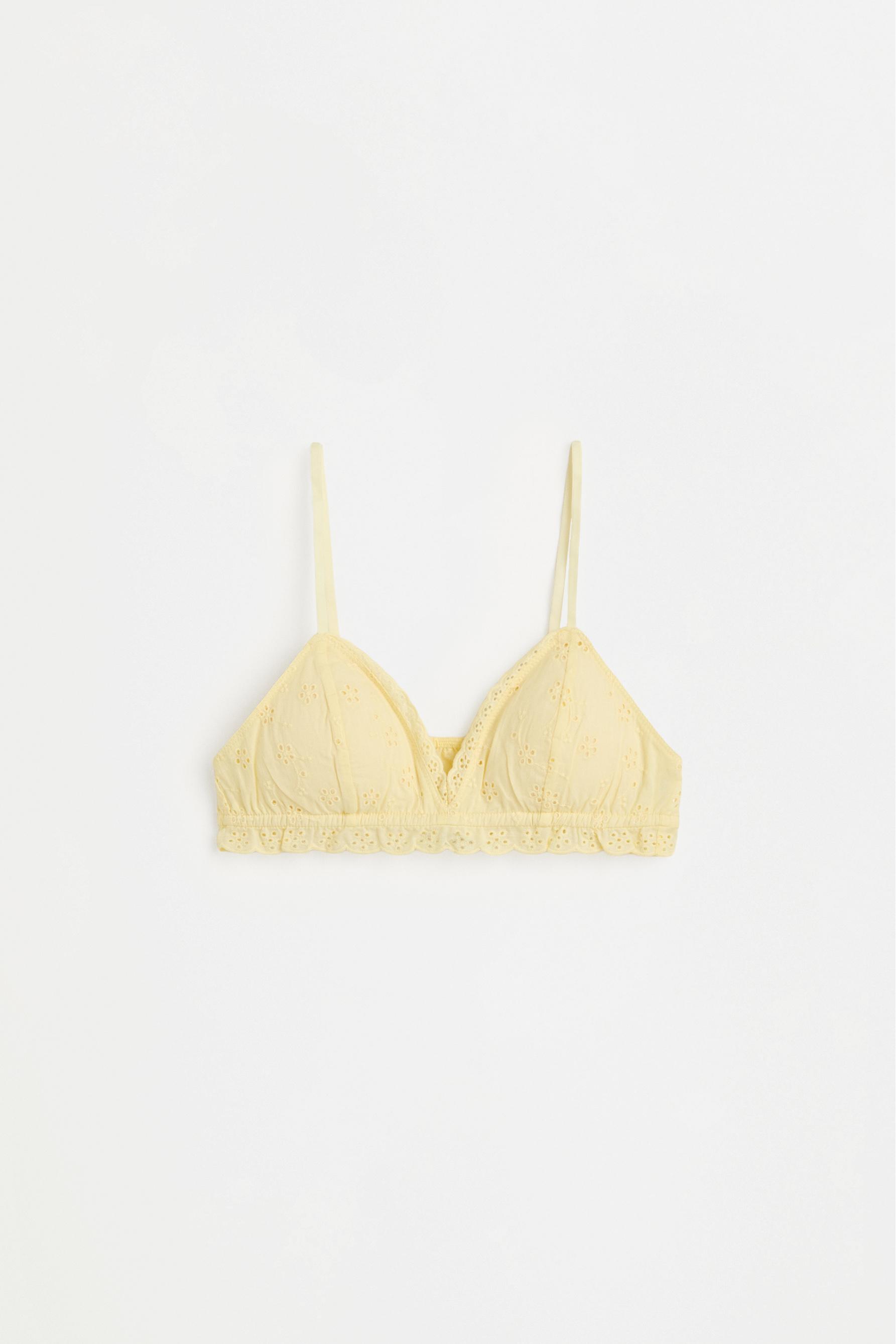 Swiss embroidery bralette — BUTTER