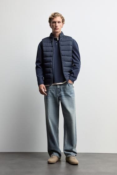Lightweight quilted gilet — NAVY 2