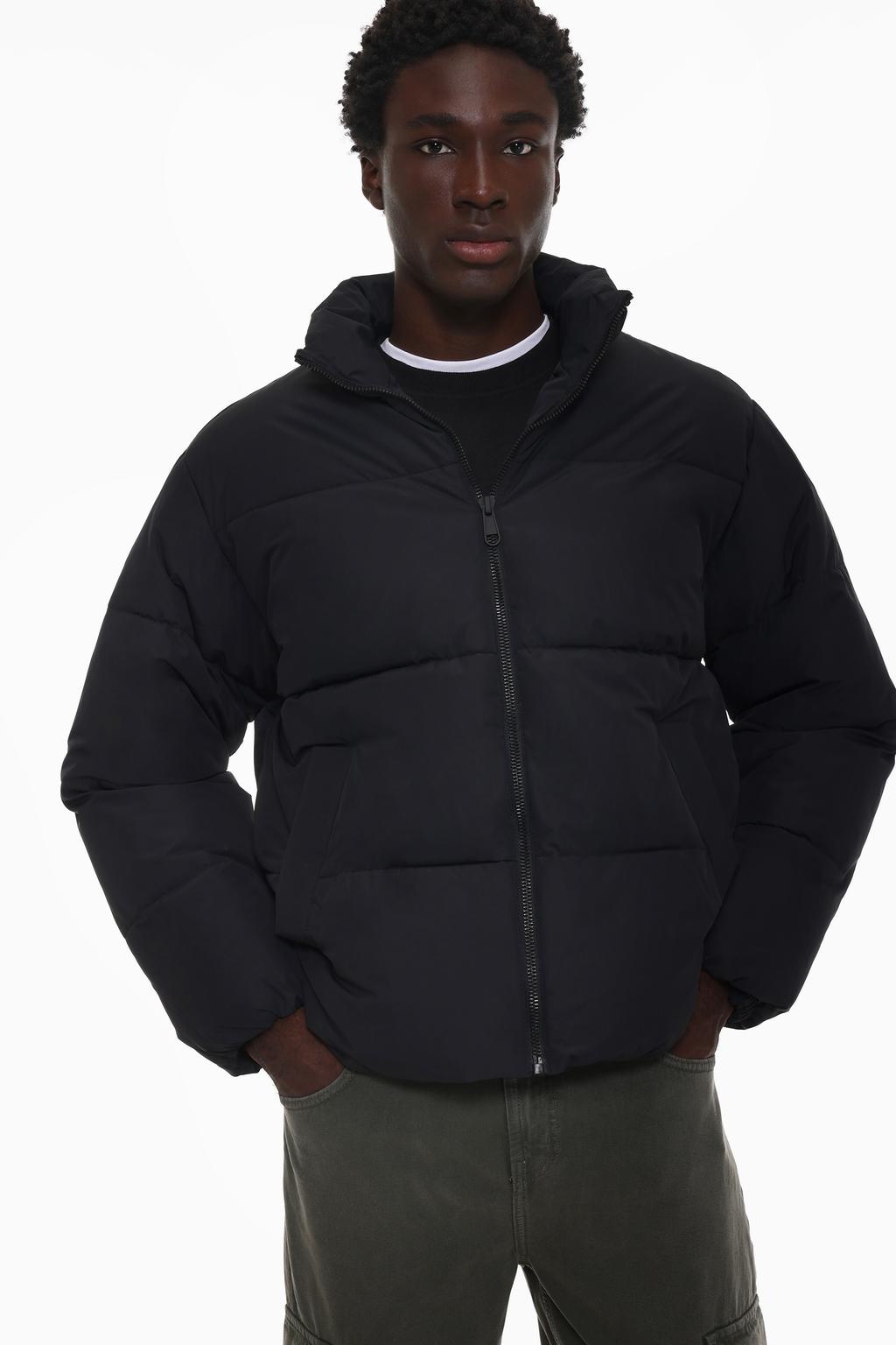 High neck puffer jacket