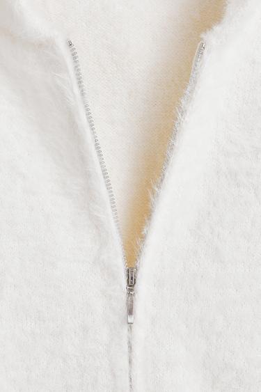 Faux fur hooded jacket — OFF WHITE 5