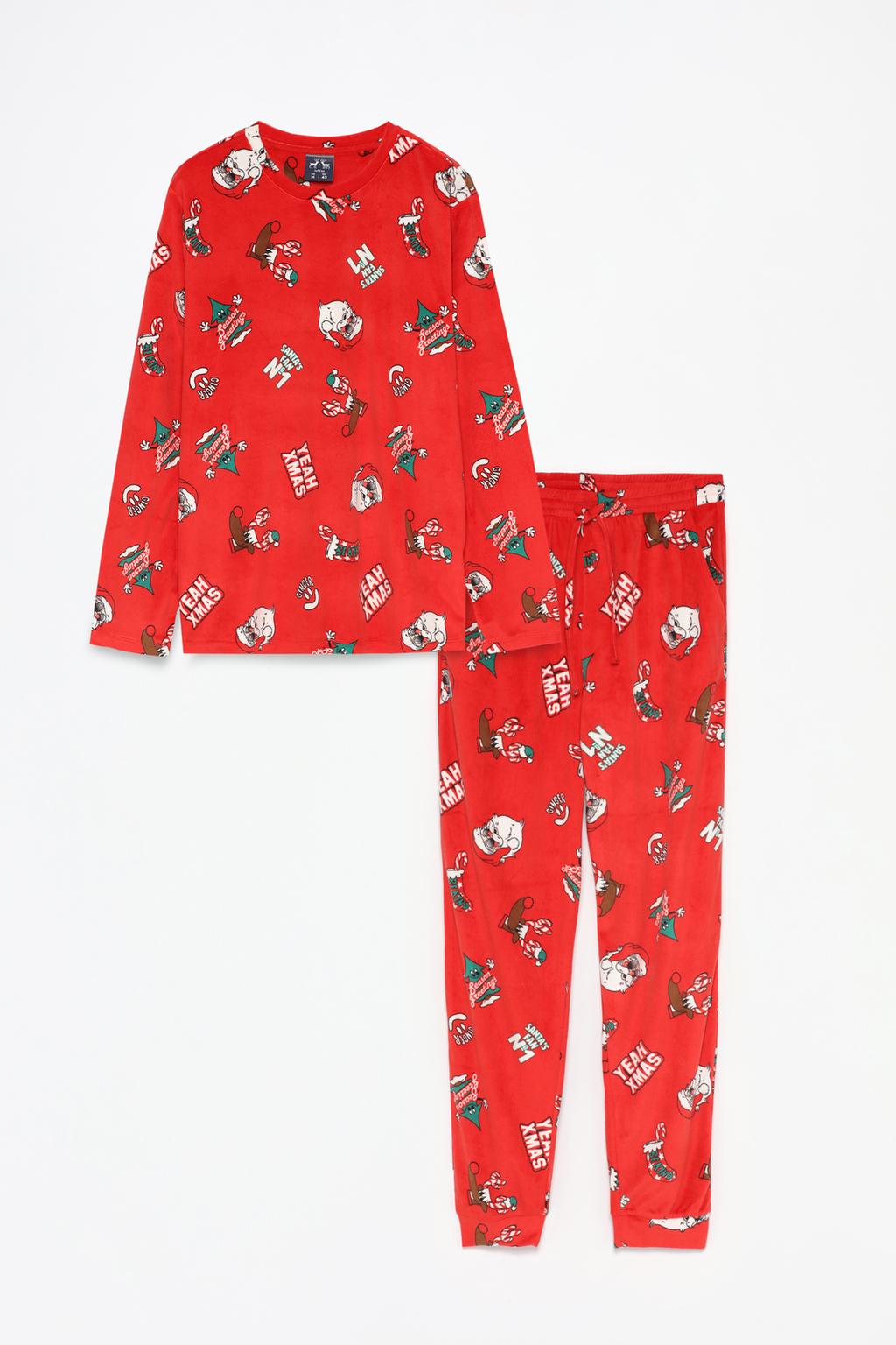 Man | Velvety Santa pyjamas