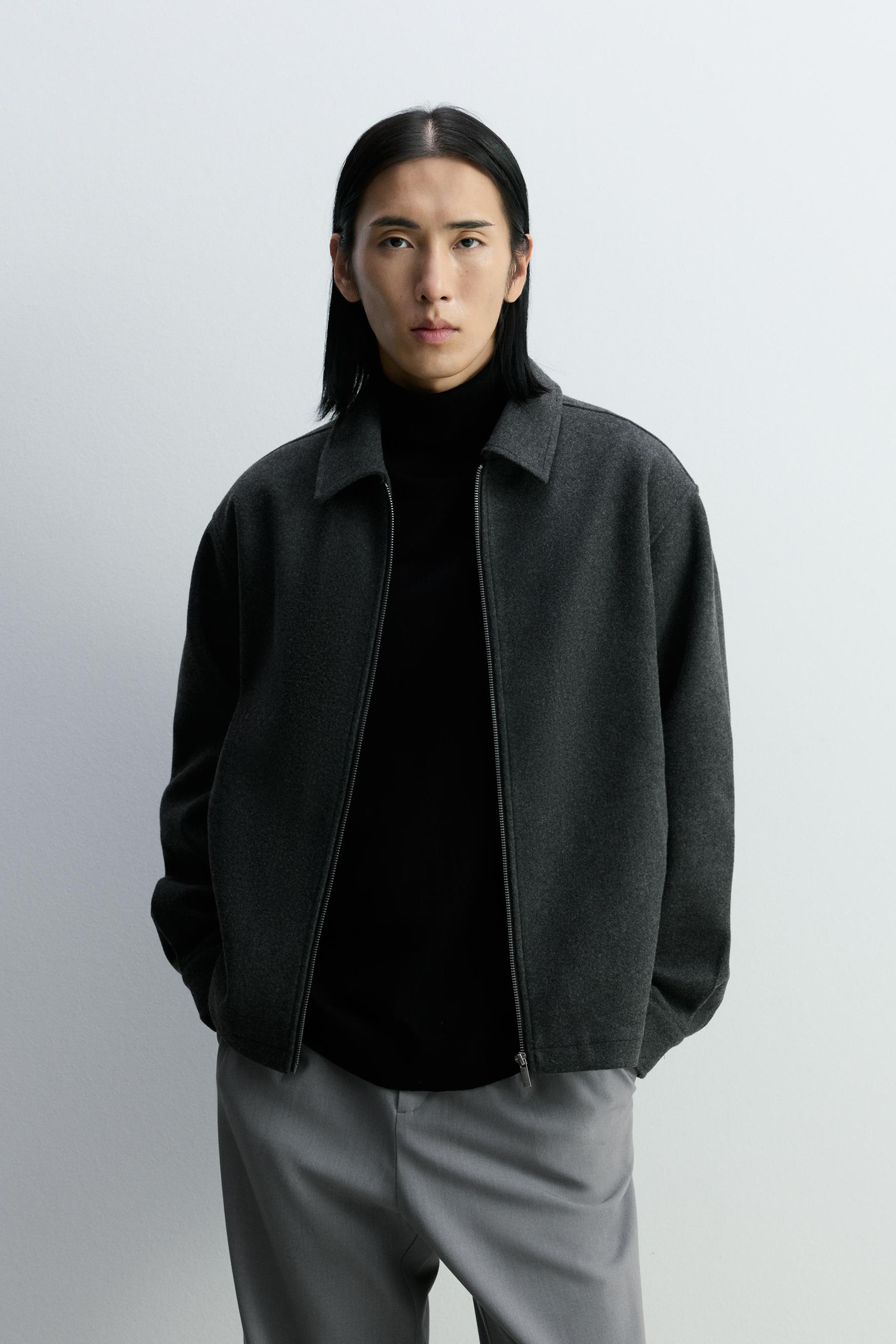 Sobrecamisa paño cremallera