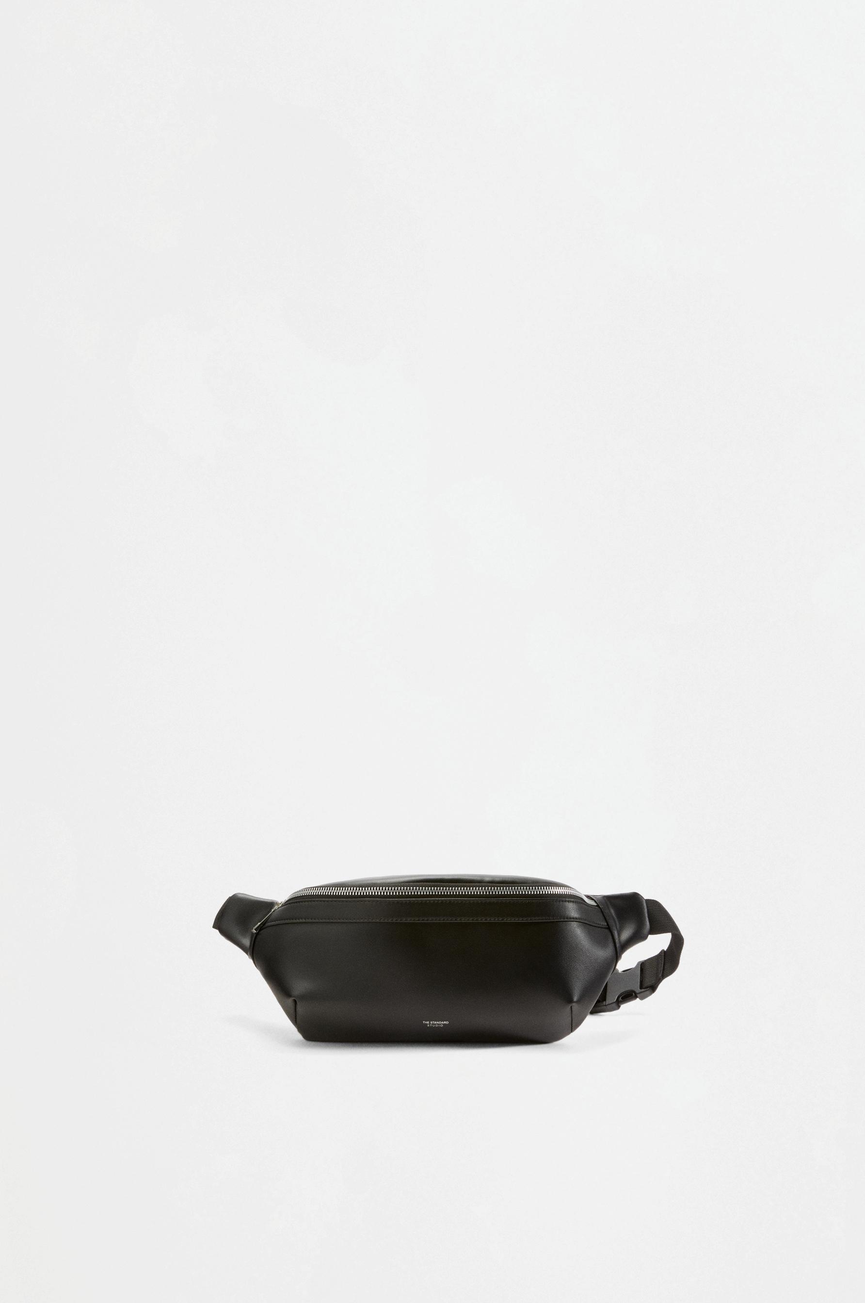 Logo belt bag — BLACK