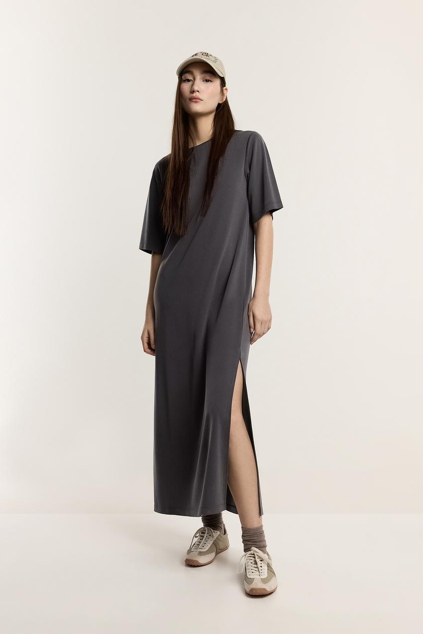 Flowing midi dress - Wedges - SHOES - Woman | LEFTIES Tunisia