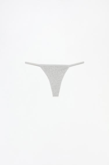 5-pack of thongs — GREY 7