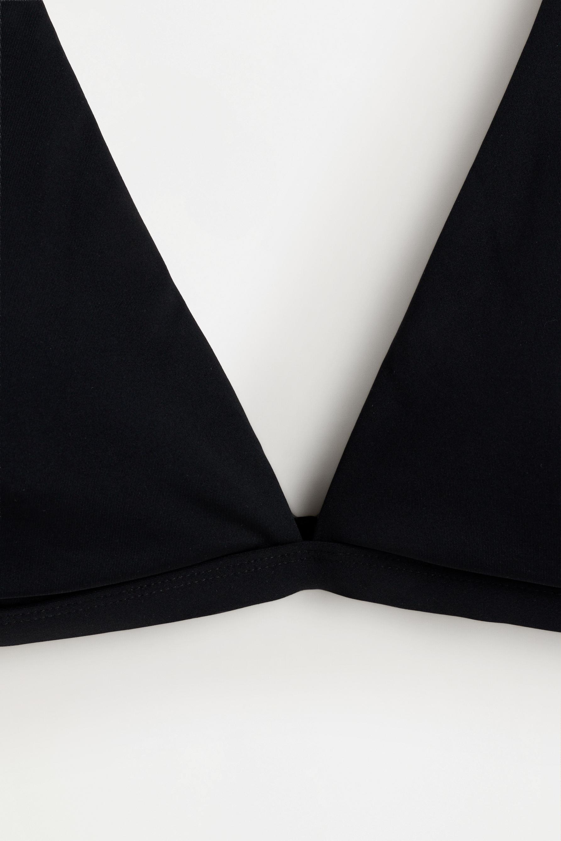 Basic bikini top — BLACK