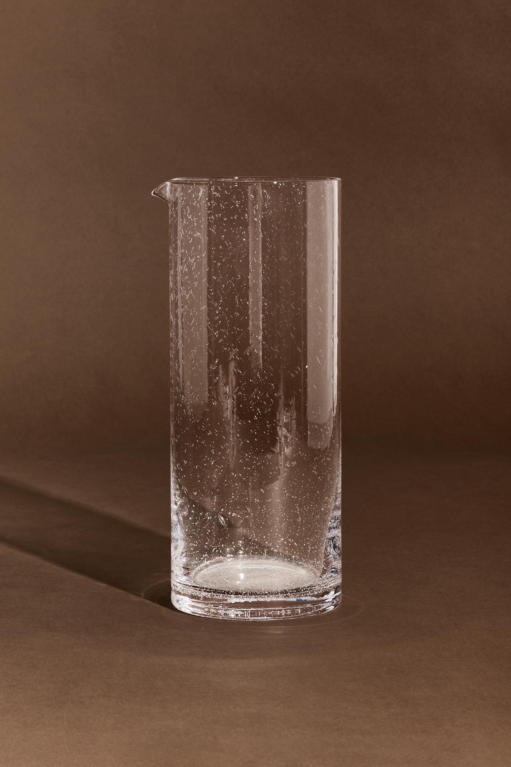 Jarra cristal relieve