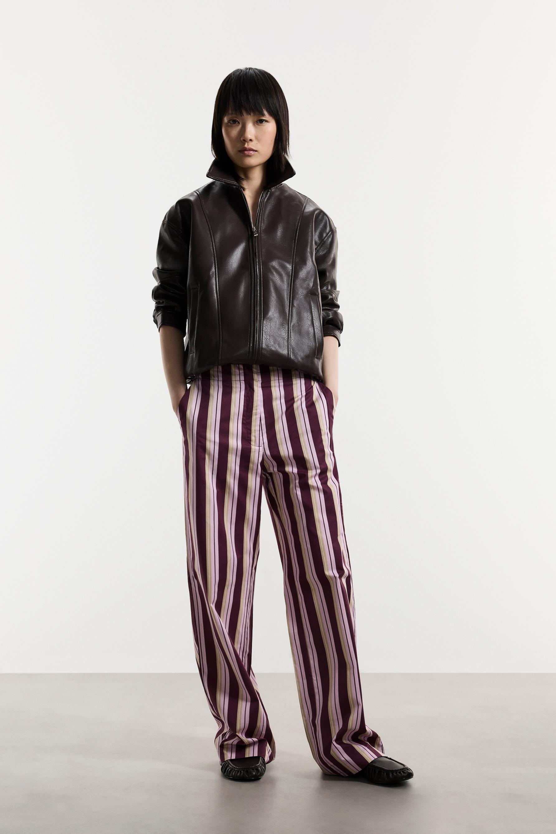 Striped trousers — PINK TONES