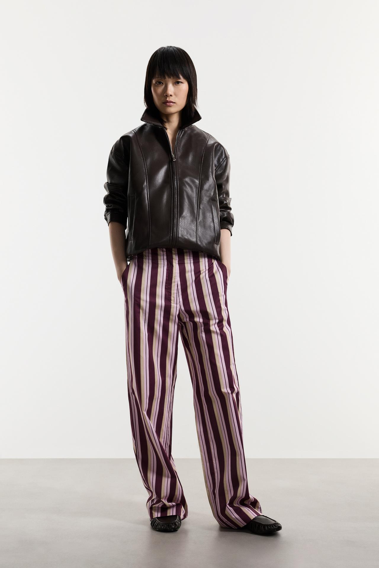 Striped trousers — PINK TONES