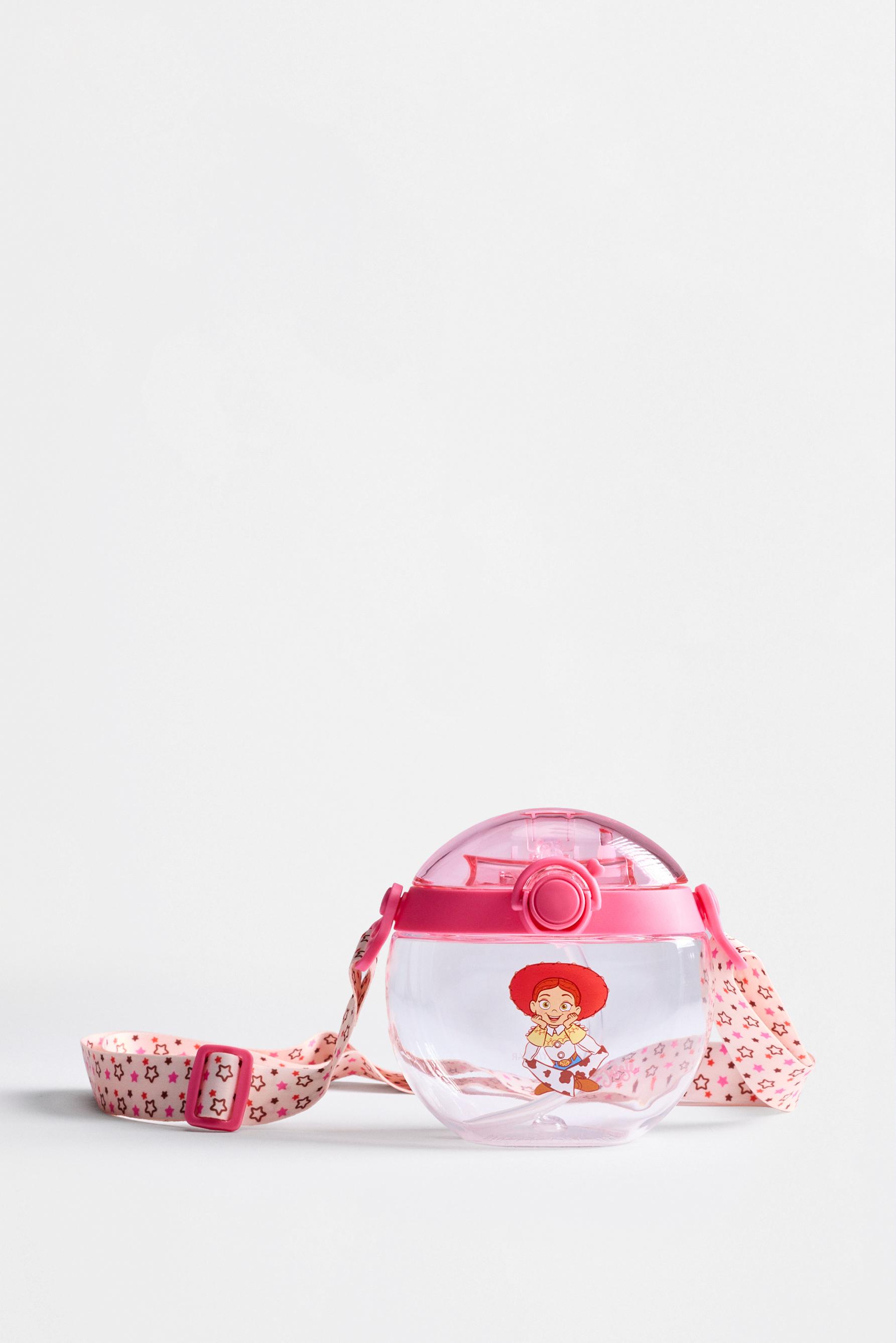 Jessie ©Disney water bottle with handle — PINK