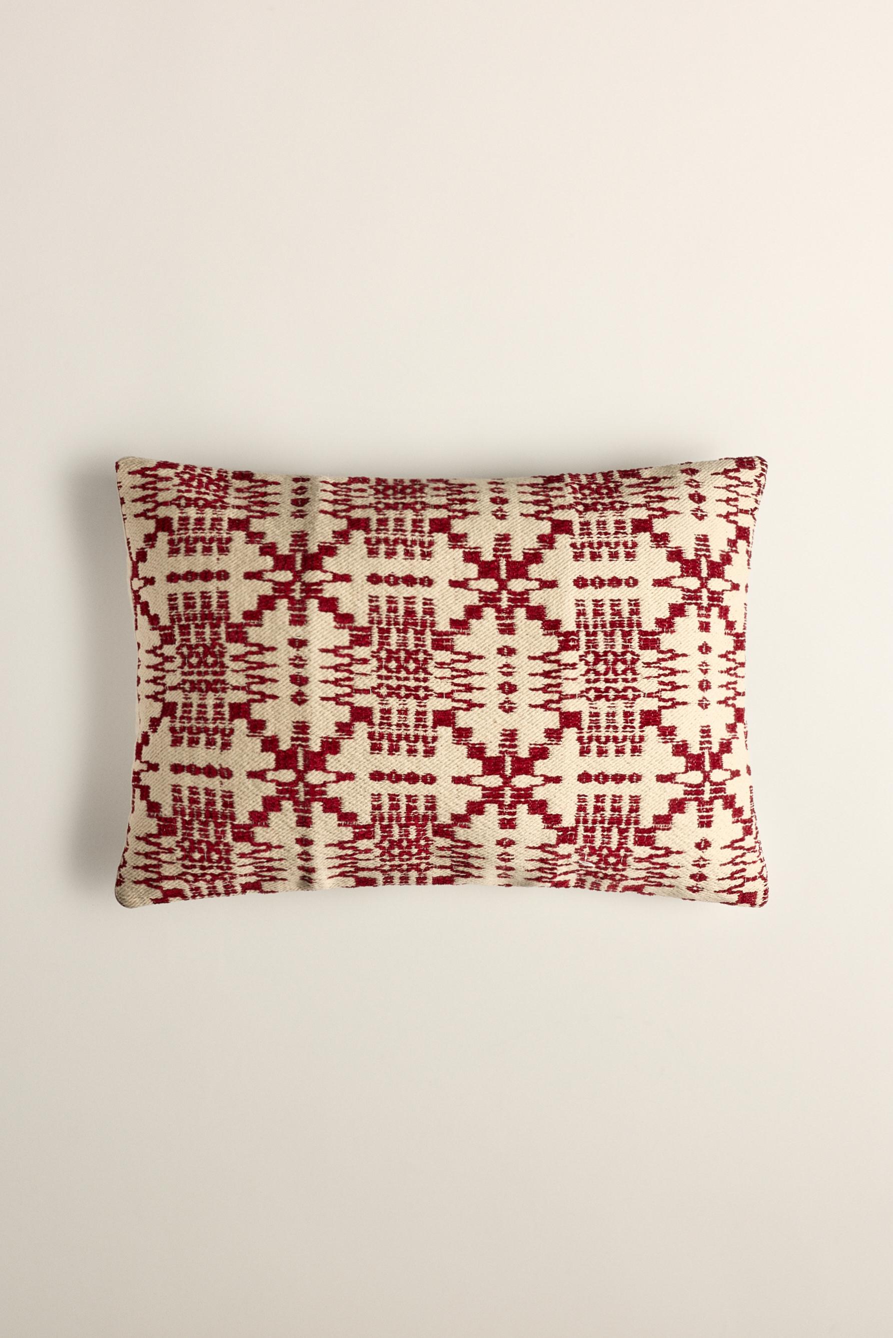 Funda de cojín ikat 60 x 40 cm