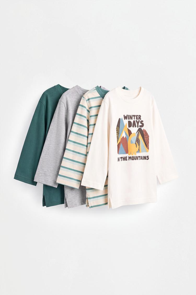 Pack of 4 mixed T-shirts — OFF WHITE