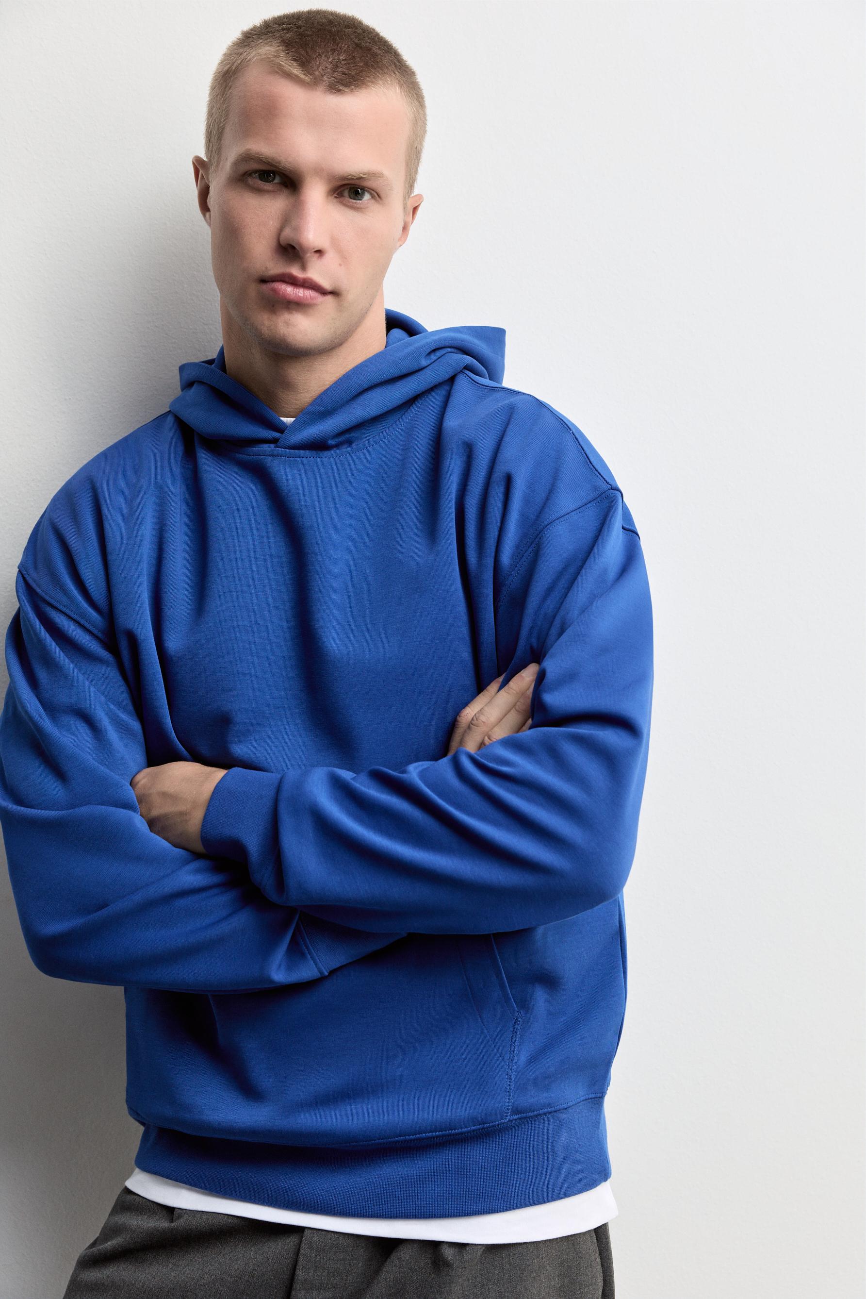 Interlock hoodie — COBALT GREY