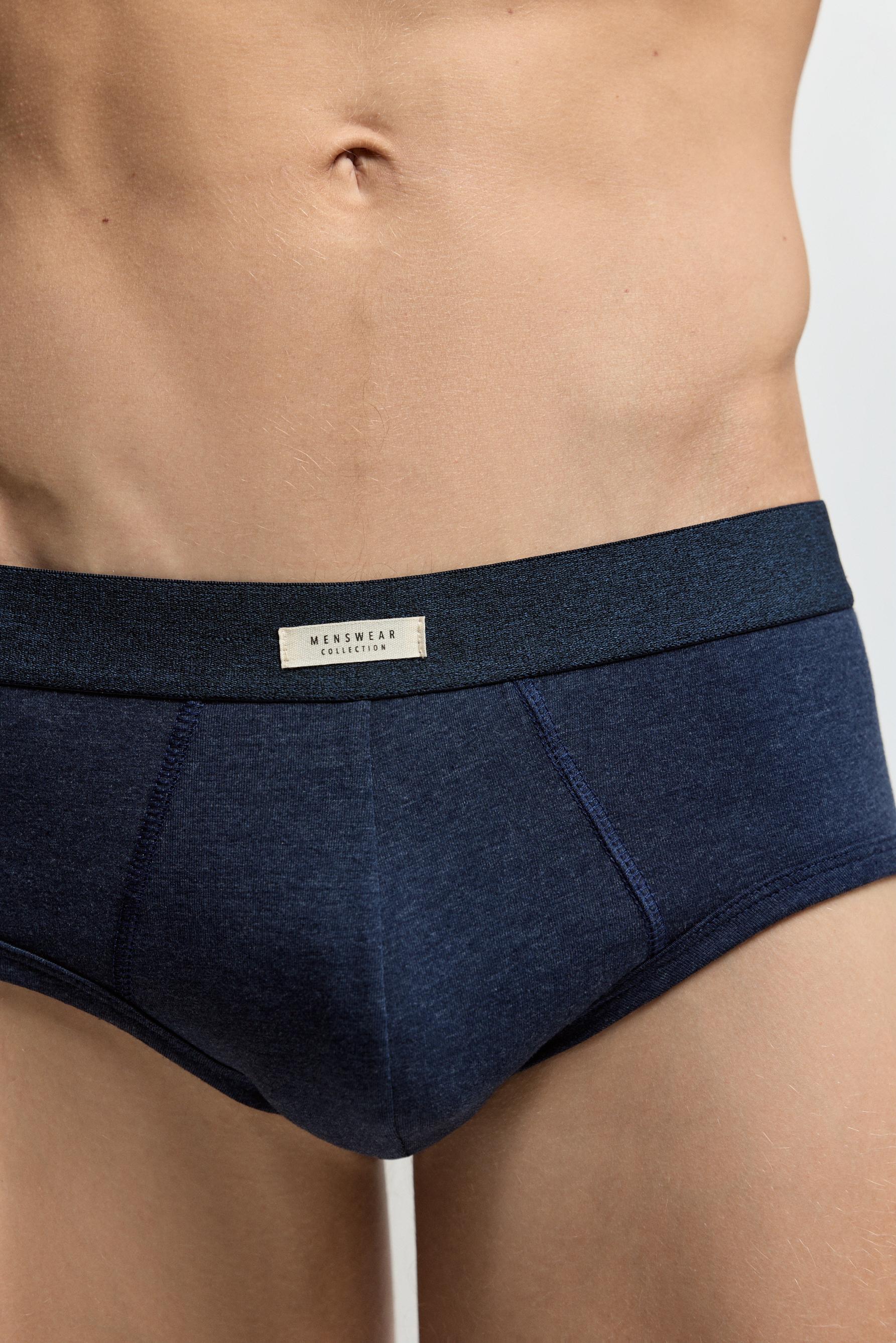 5-pack of contrast briefs — ECRU