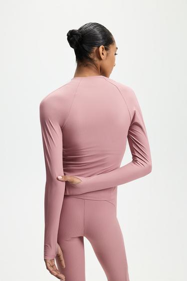 Ribbed sports jacket — PINK 5