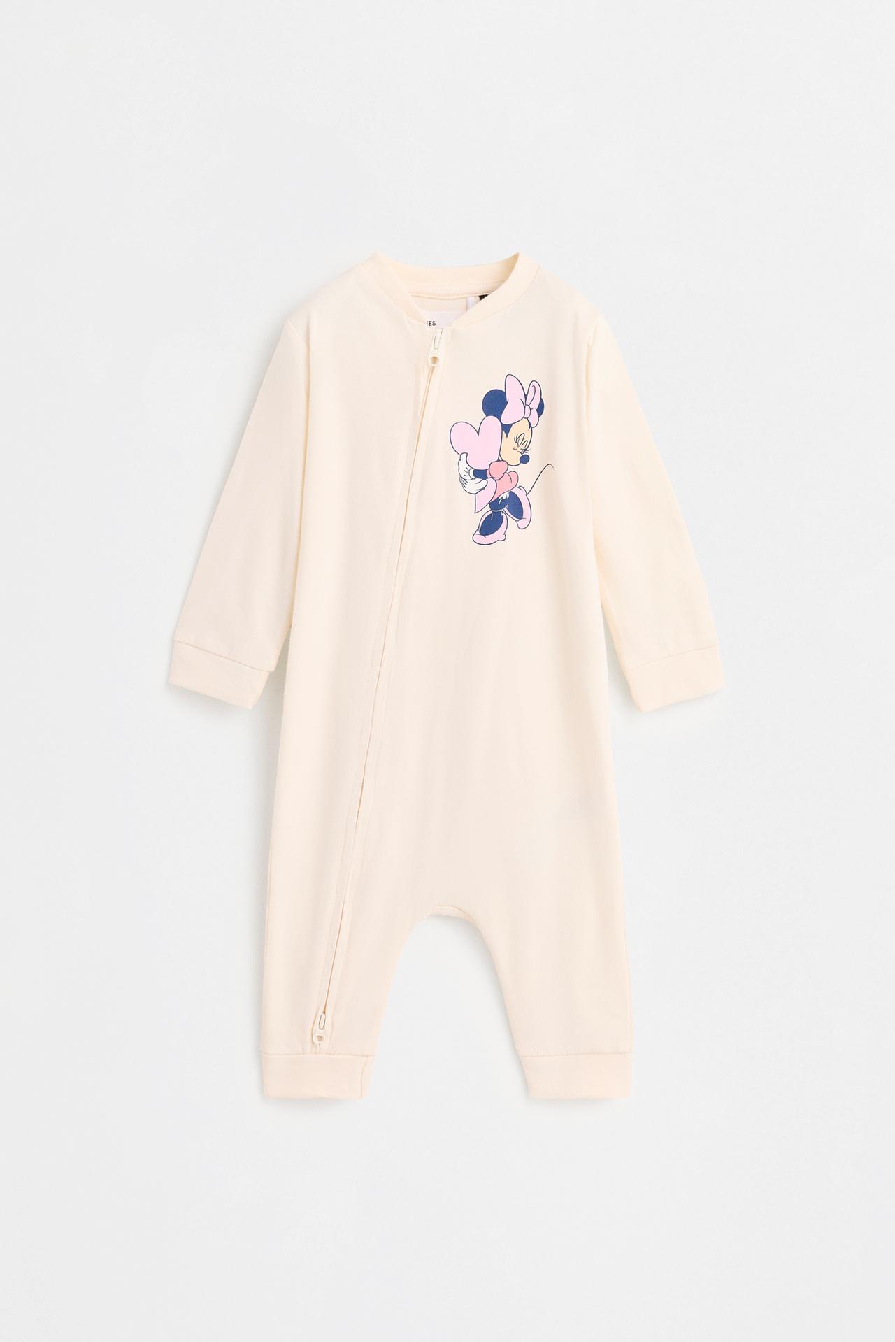 Pack of 2 Minnie Mouse ©Disney sleepsuits — ECRU
