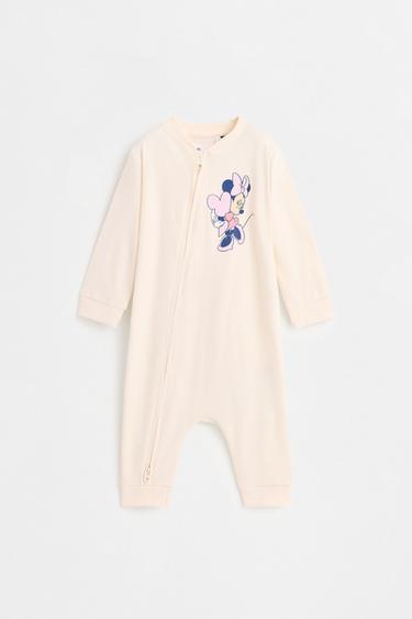 Pack of 2 Minnie Mouse ©Disney sleepsuits — ECRU 2
