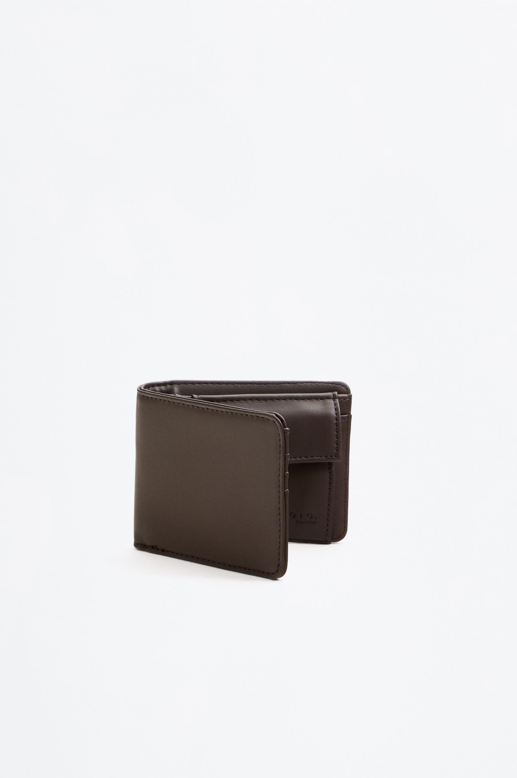 Coin purse wallet — BROWN