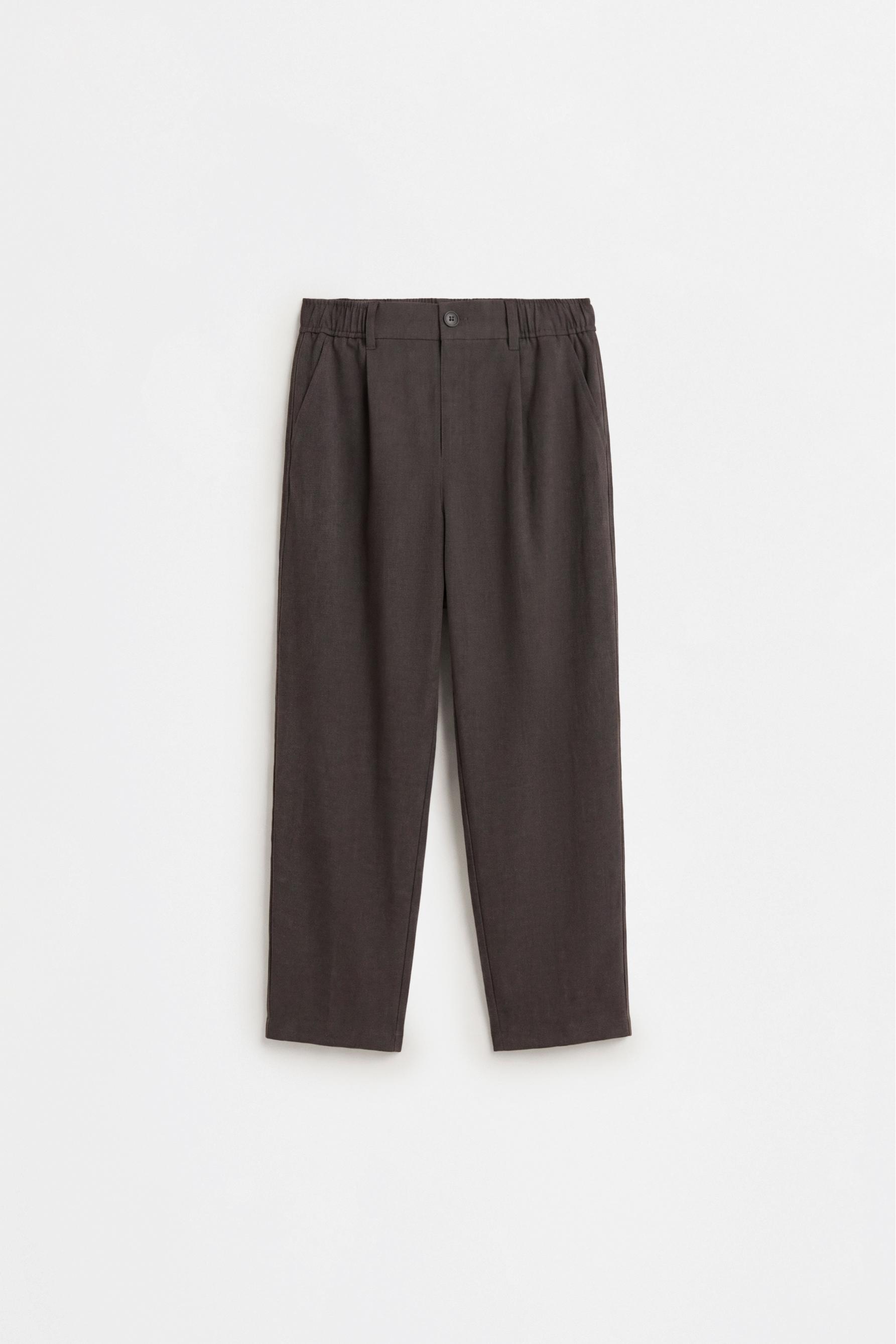 Tailored fit pleated trousers — LEAD