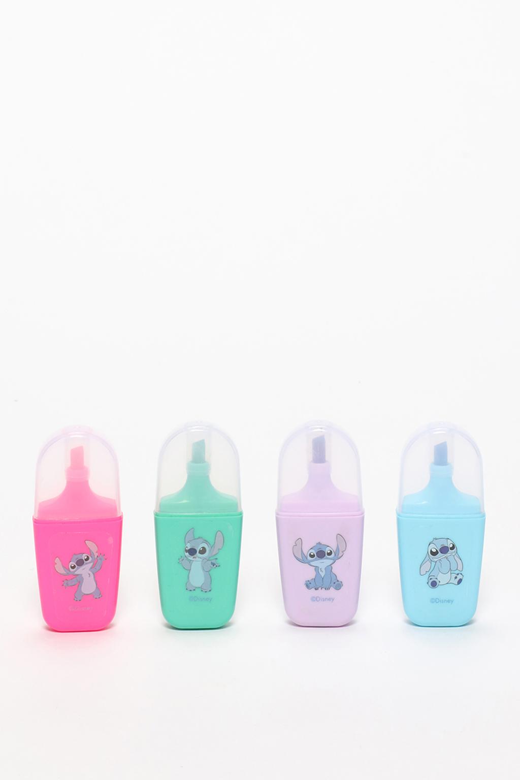 Pack of 4 Stitch Lilo & Stitch ©Disney highlighters