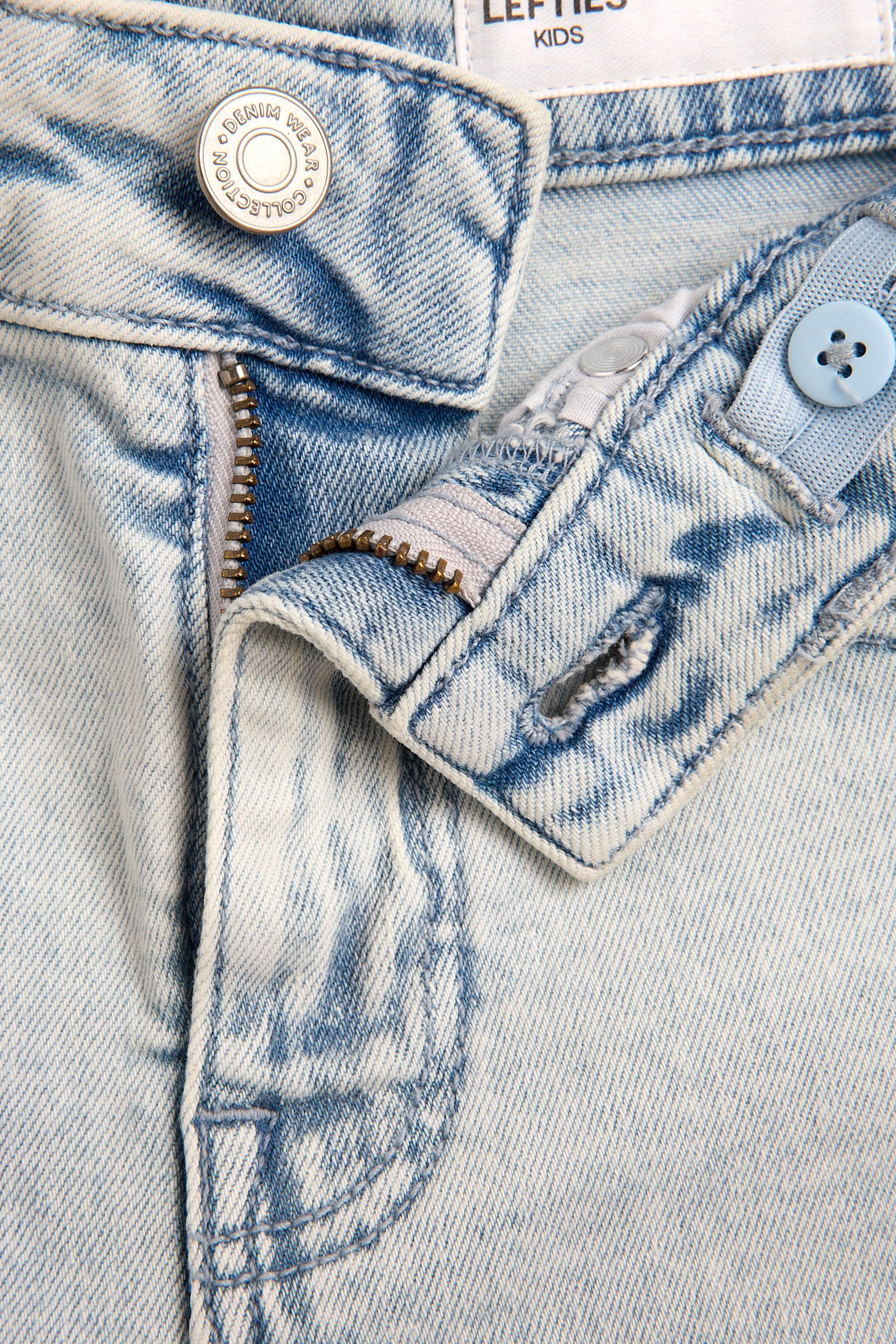 Slim comfort denim Bermuda shorts — BLUE