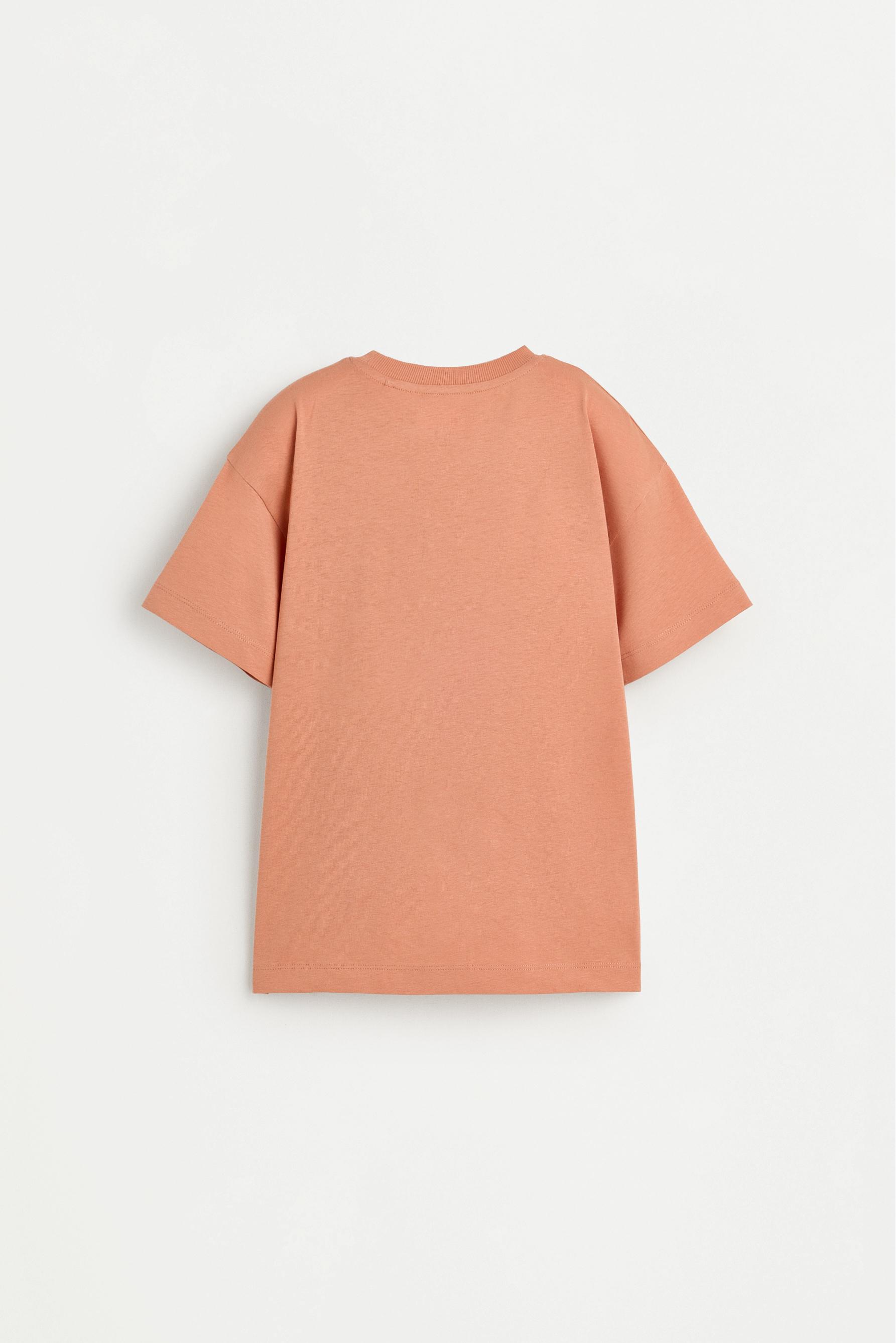 Printed T-shirt — BURNT ORANGE