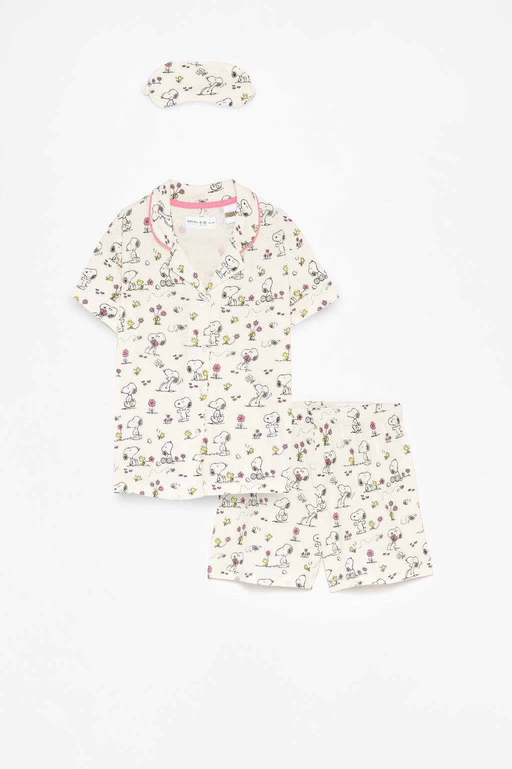 Snoopy Peanuts™ pyjamas with eye mask