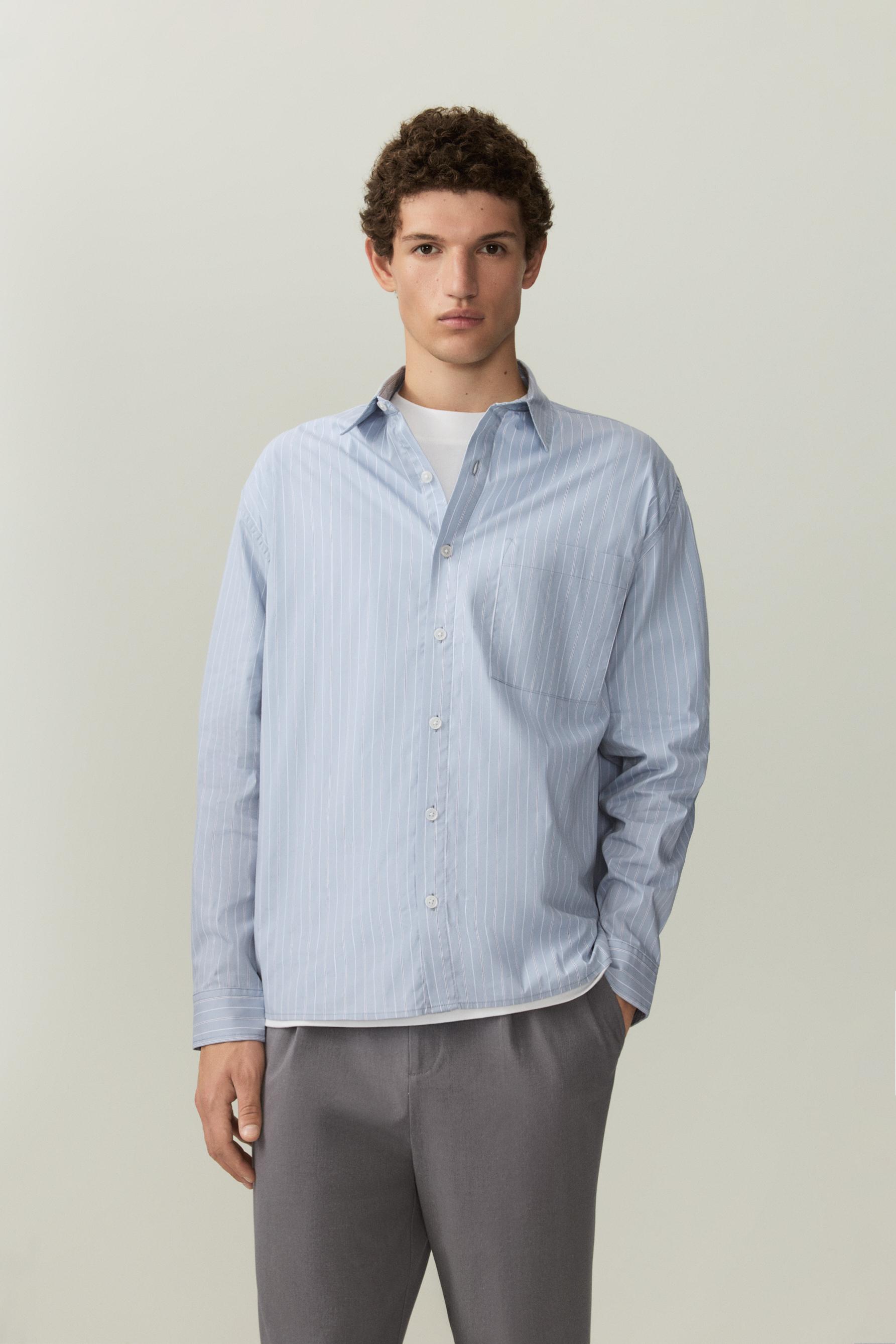 Camisa popelín rayas