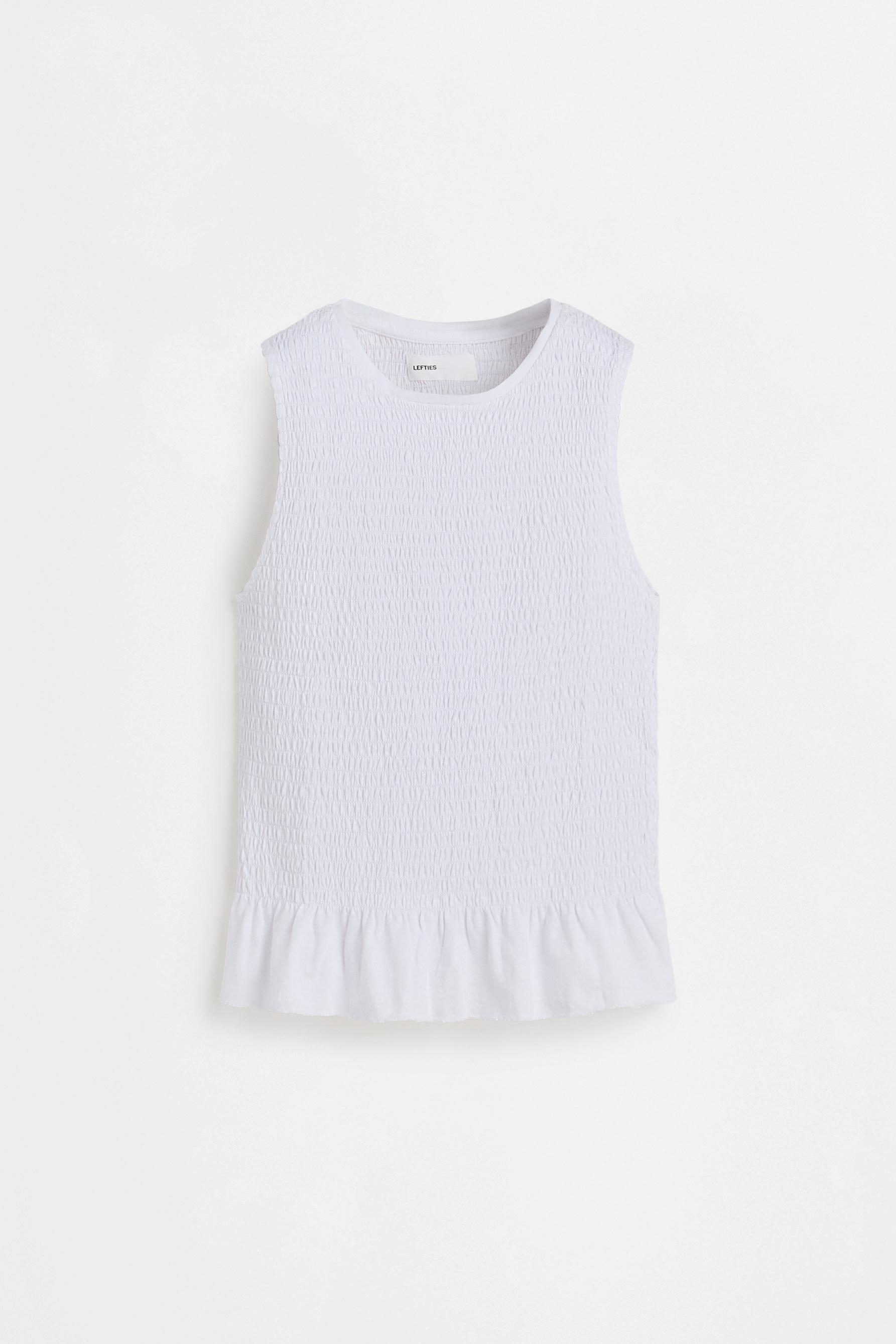 Smocked top — OFF WHITE