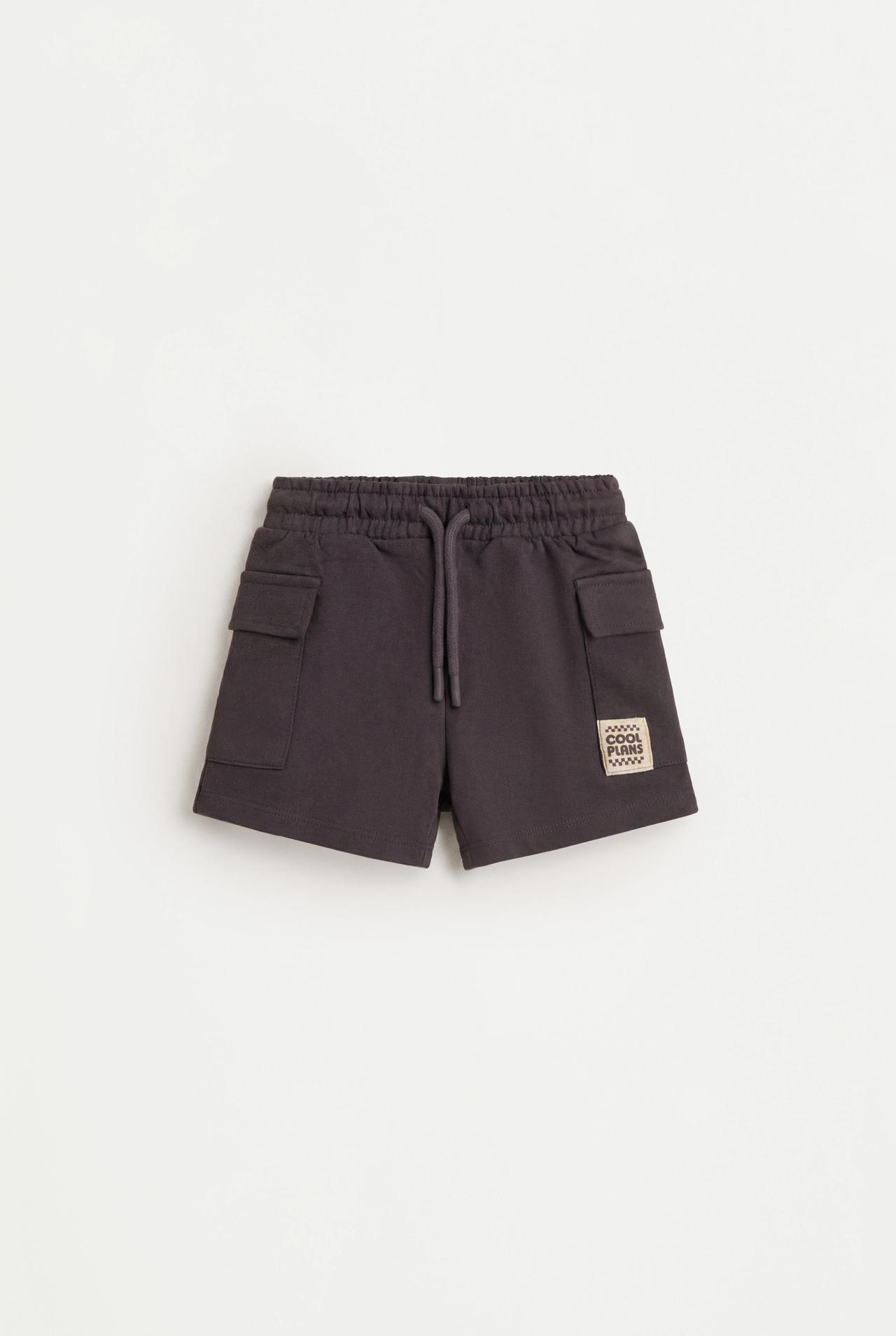 Plush cargo Bermuda shorts — LEAD