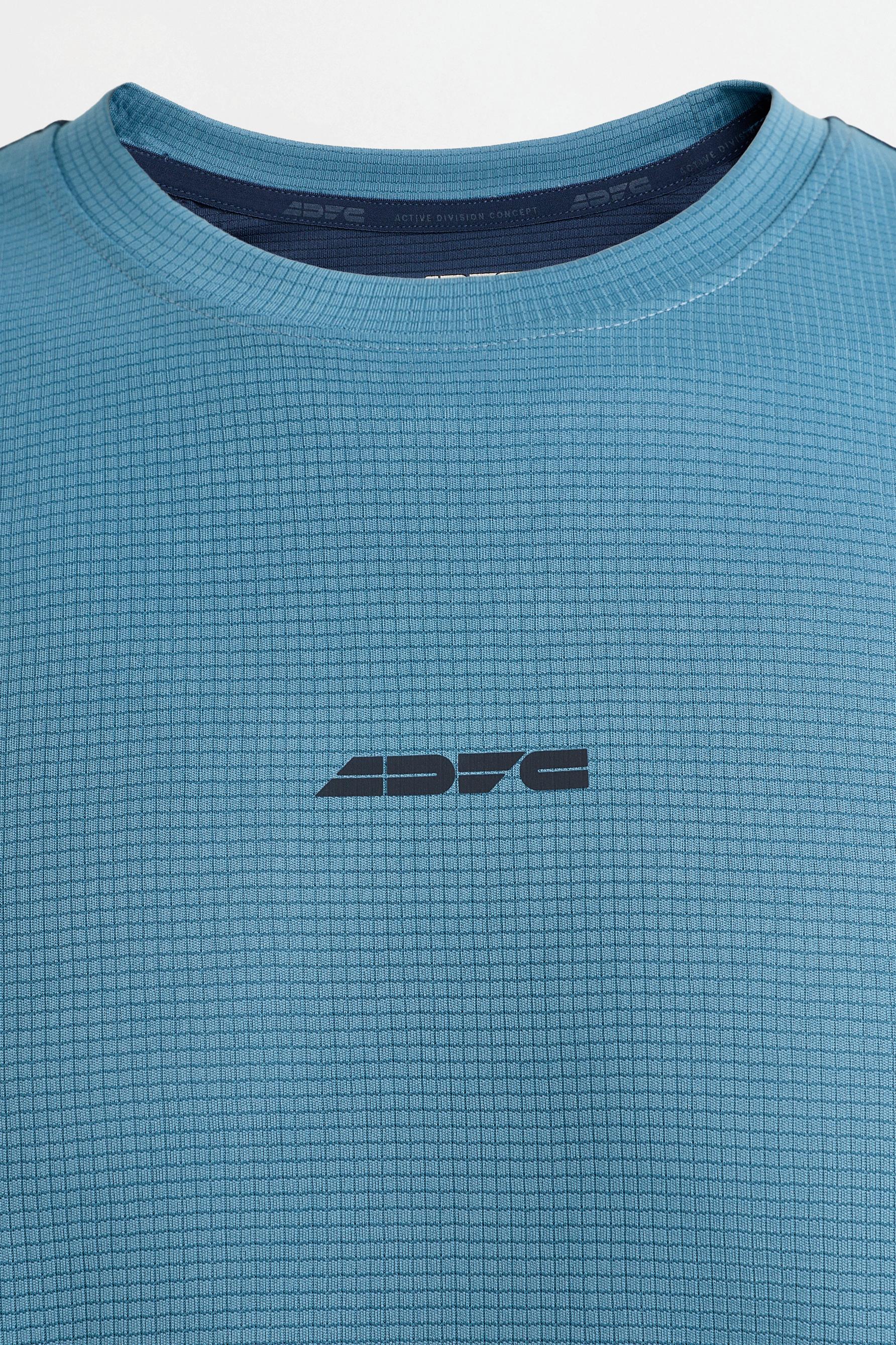 Text sports T-shirt — PALE BLUE