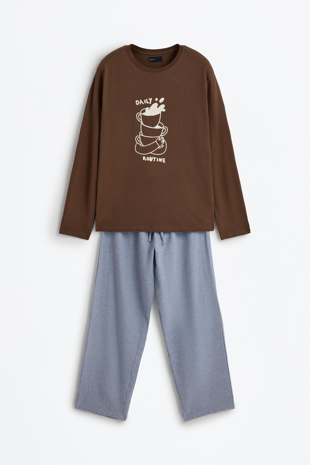 Pijama llarg estampat